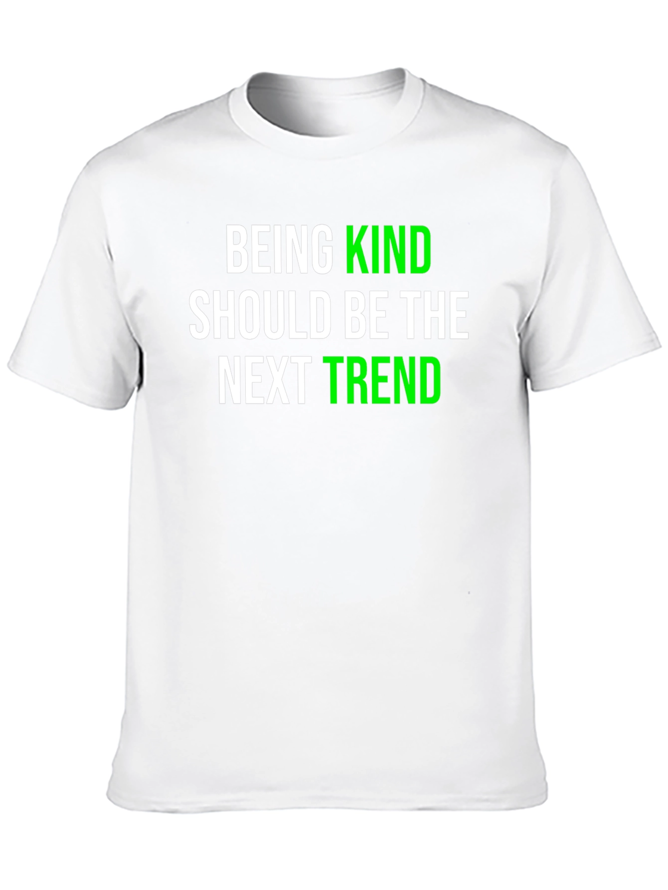 Black Kindness Trend Graphic Tee - Black view 10