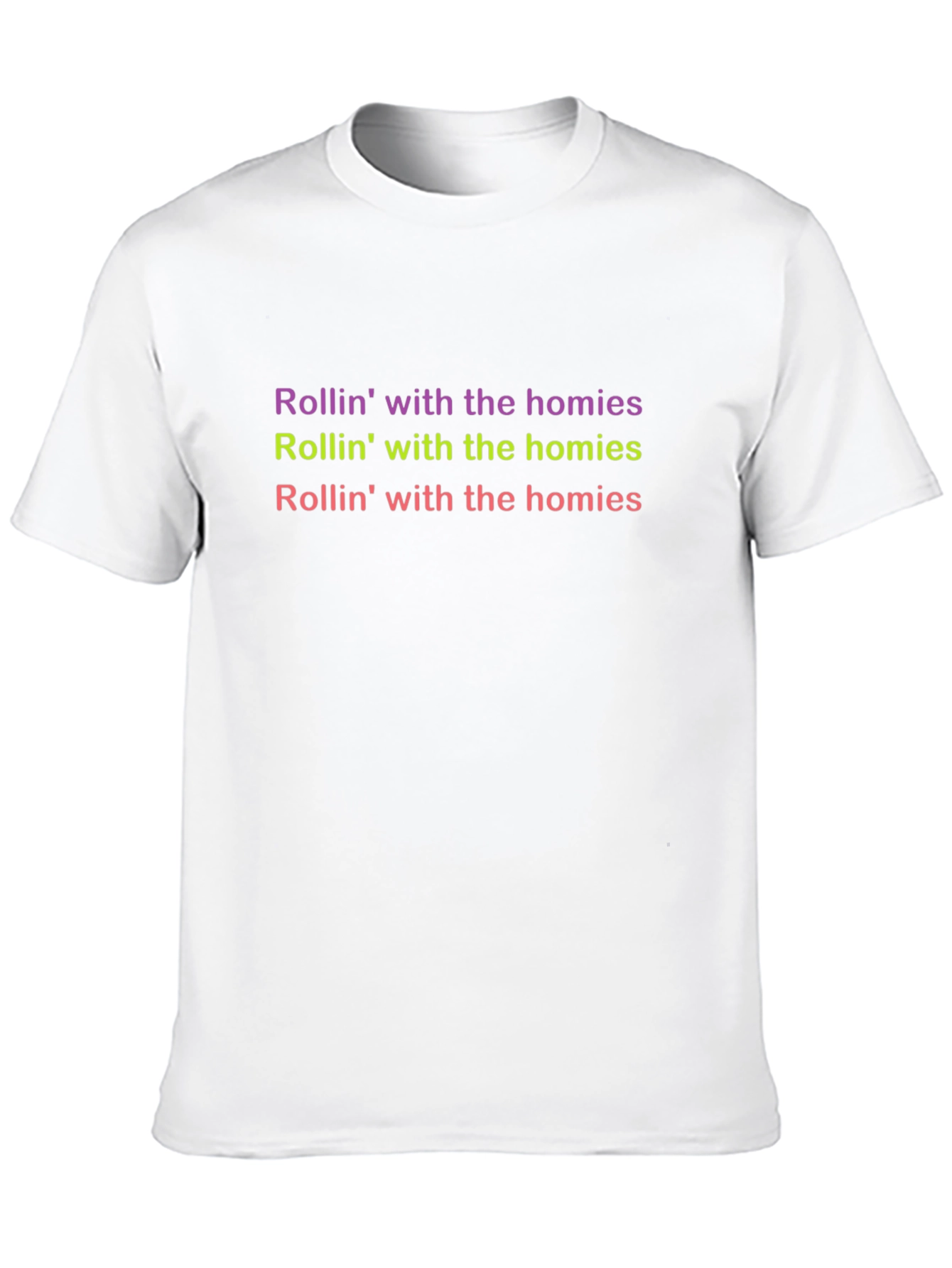 Black Rollin' with the Homies Graphic Tee - Black view 10