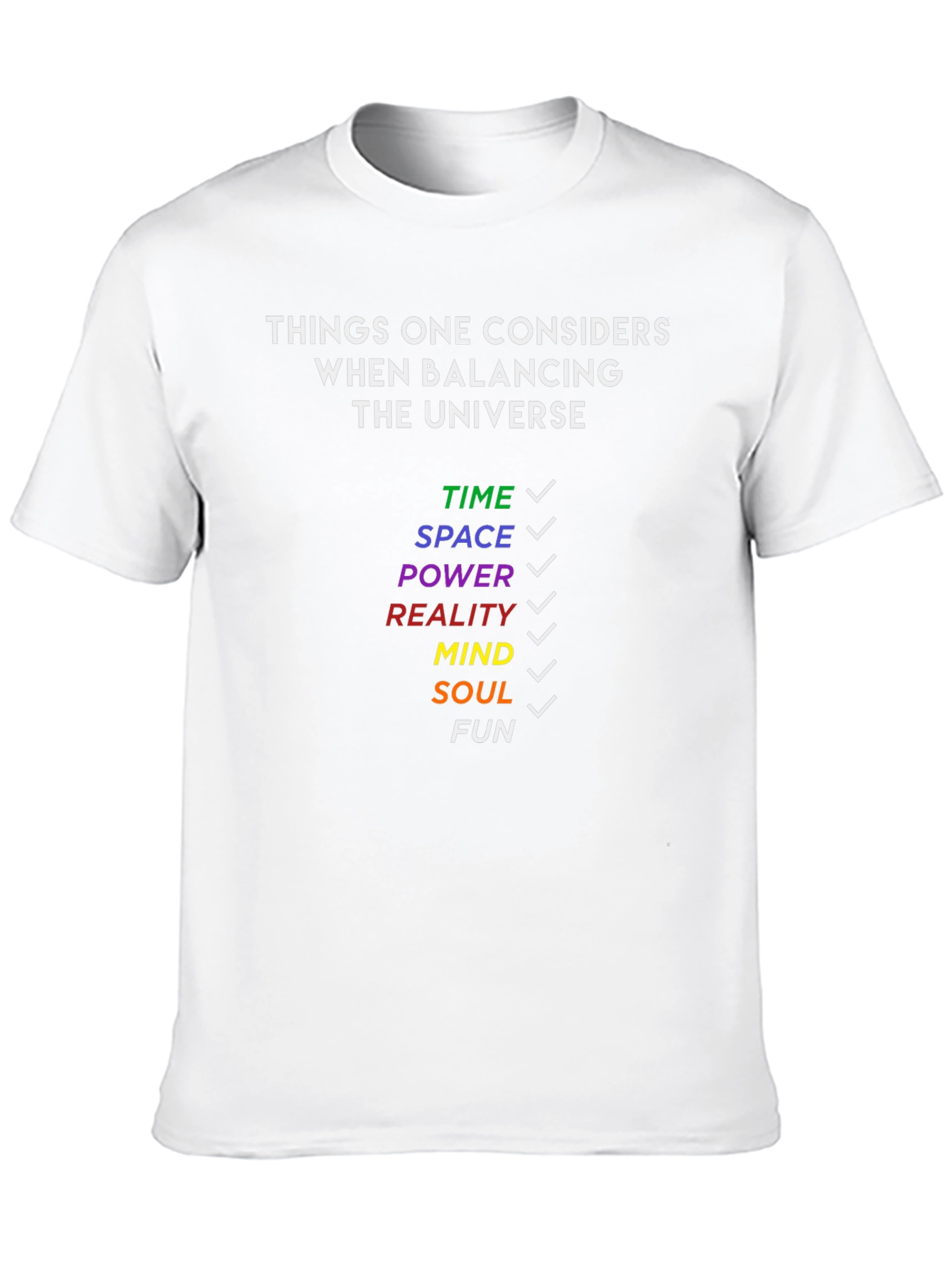 Black Balancing the Universe T-Shirt view 10