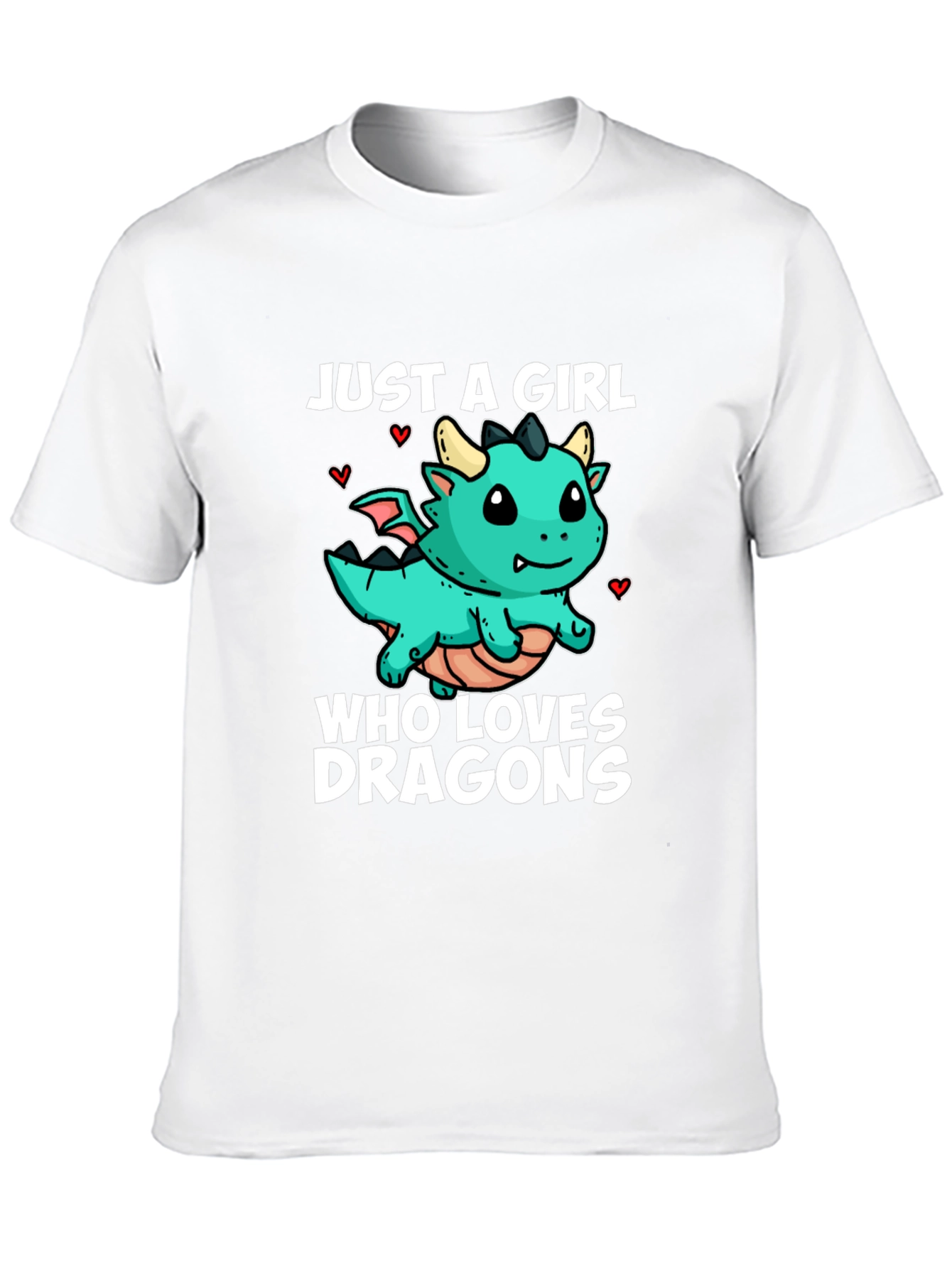 Black Girl Dragon Lover Black T-Shirt view 10