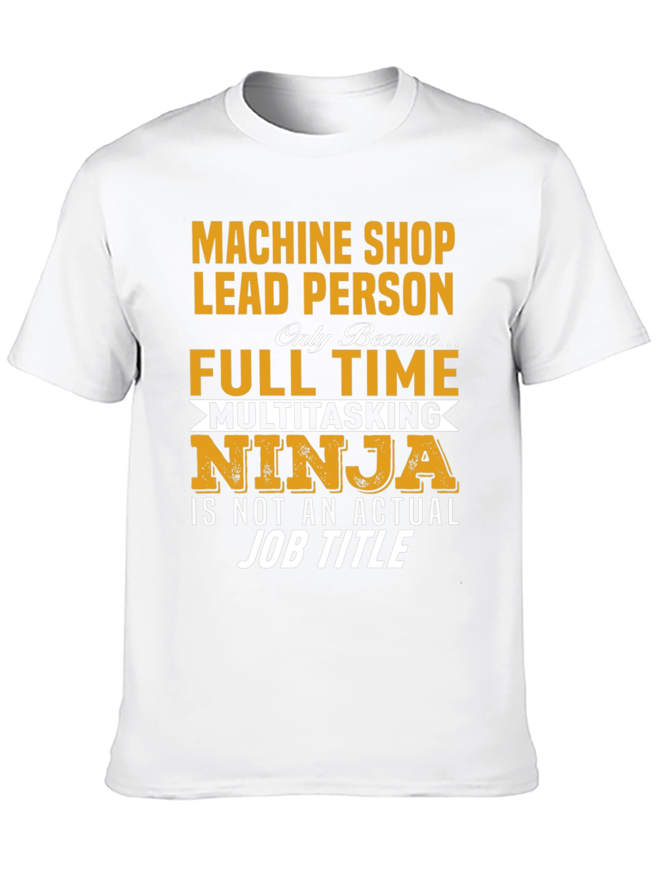 Black Machine Shop Lead Person Graphic T-Shirt view 10