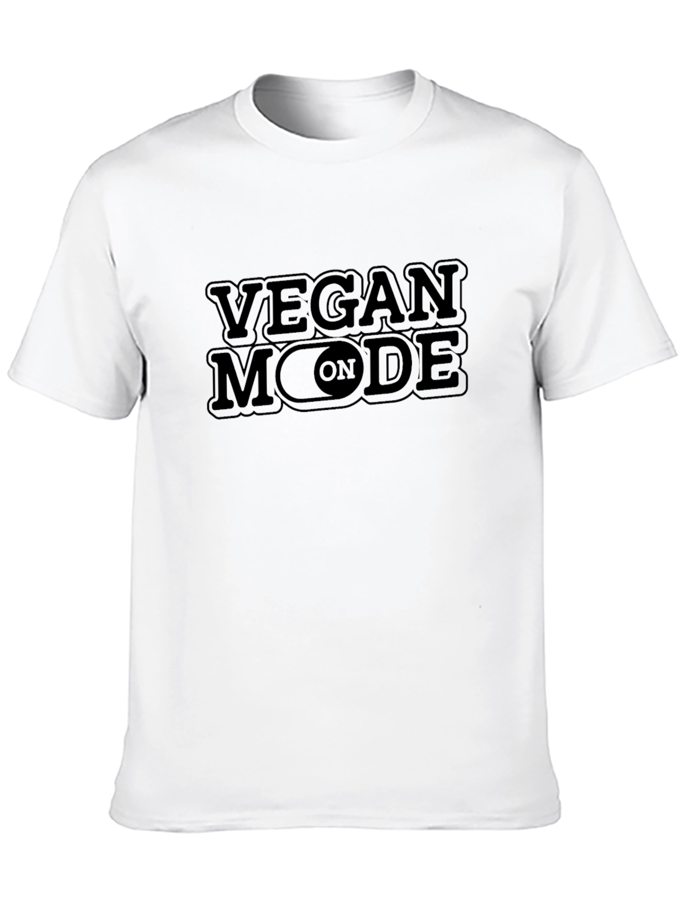 Vegan Mode On T-Shirt - Eco-Friendly Cotton Tee - 10