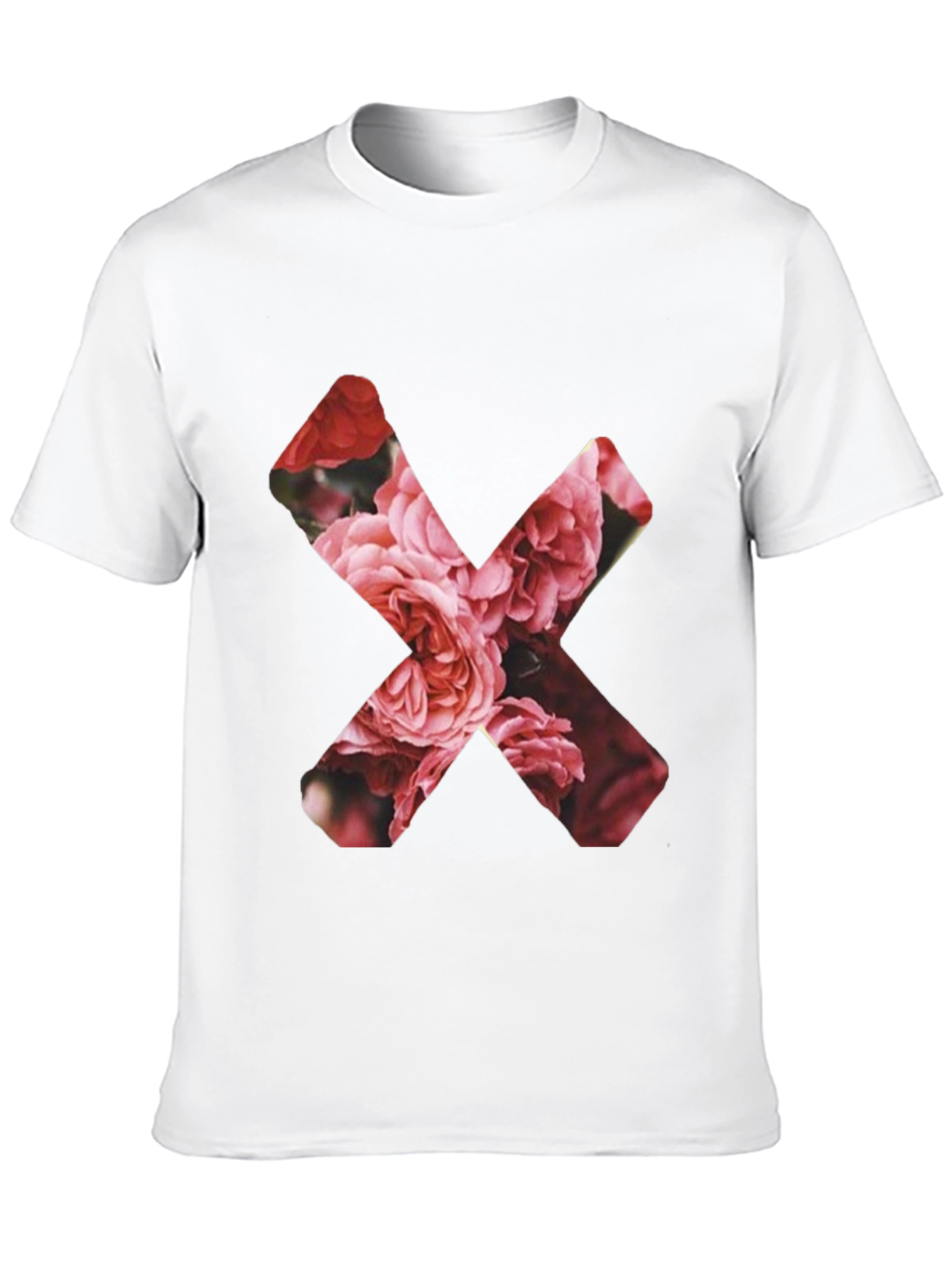 Black Floral X Graphic Black T-Shirt view 10