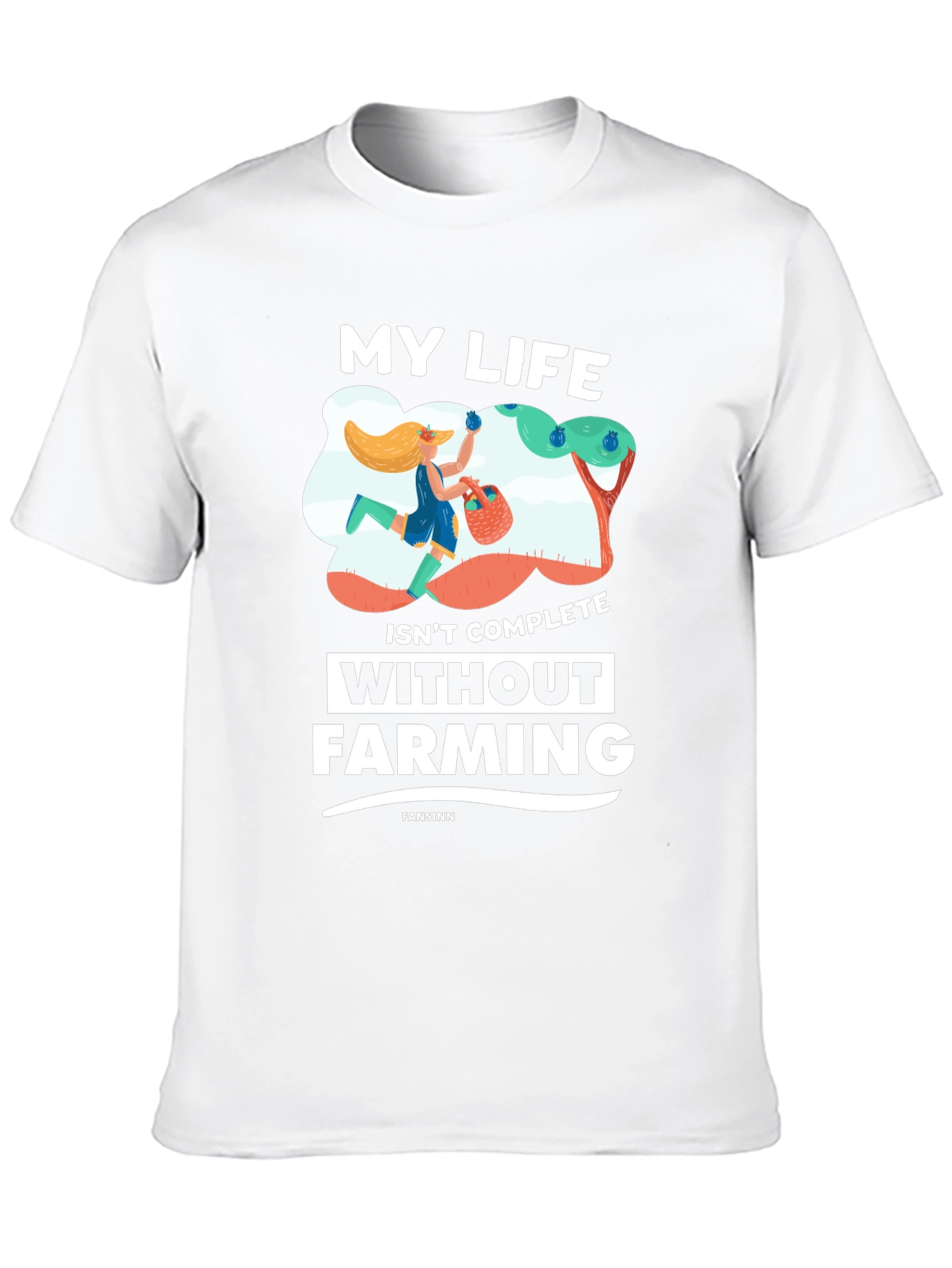 Black Farming Life T-Shirt - Gardener Gift view 10