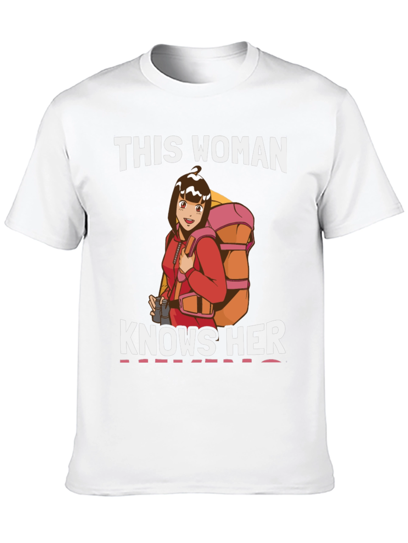 Black This Woman Knows Her Hiking T-Shirt view 10