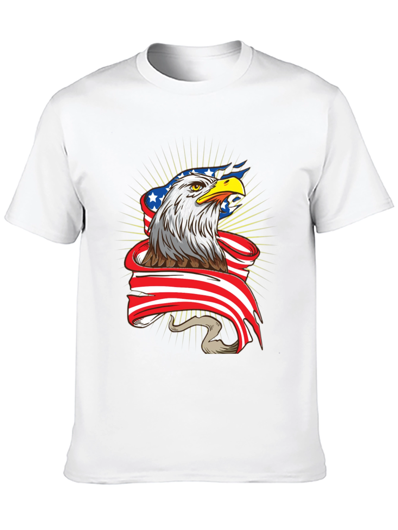 American Eagle Graphic Tee - Patriotic T-Shirt - 10
