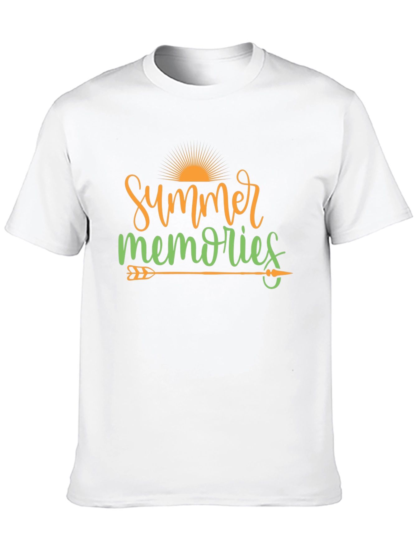 Black Summer Memories Graphic Tee - Trendy Casual Shirt view 10