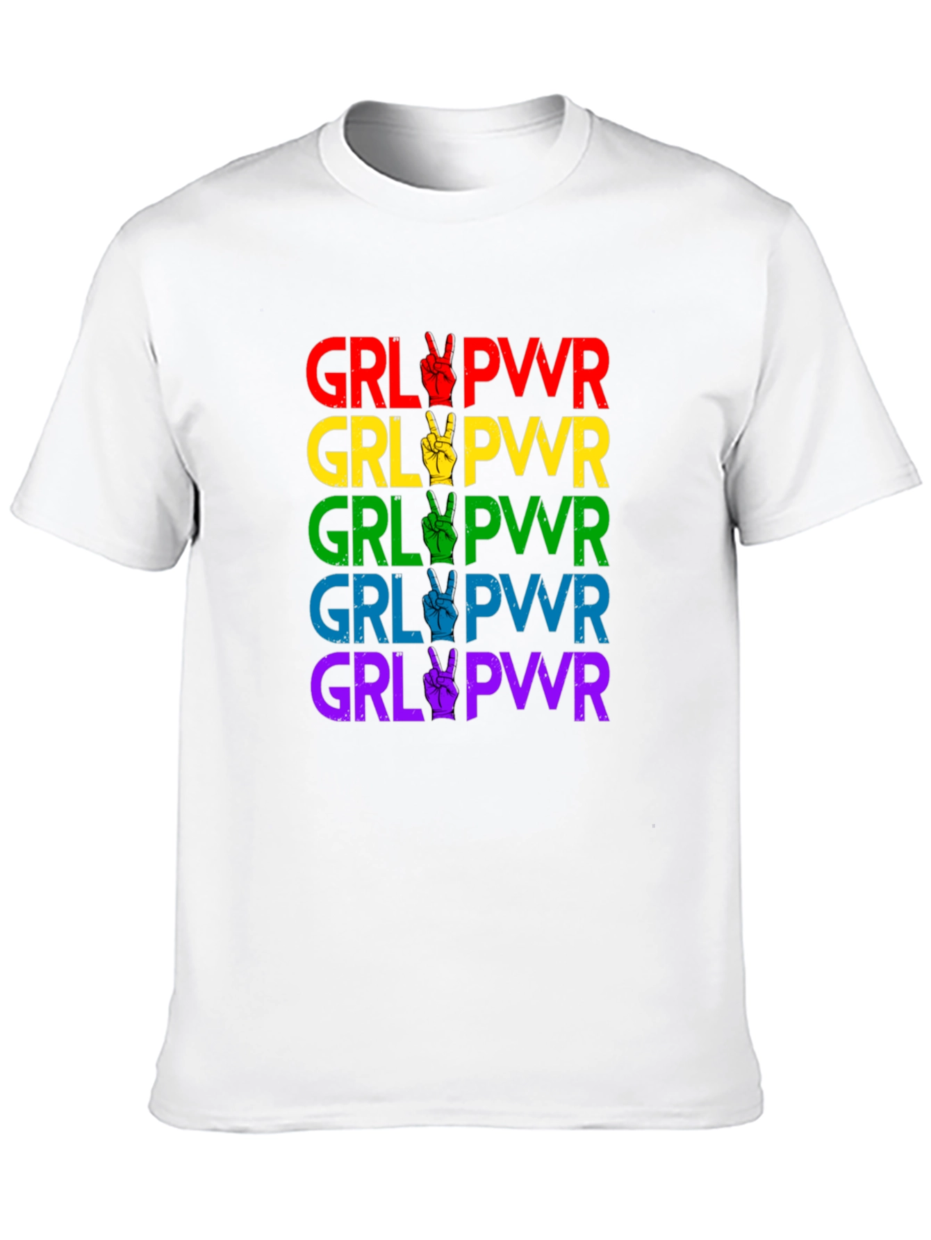 Black GRL PWR Pride T-Shirt view 10