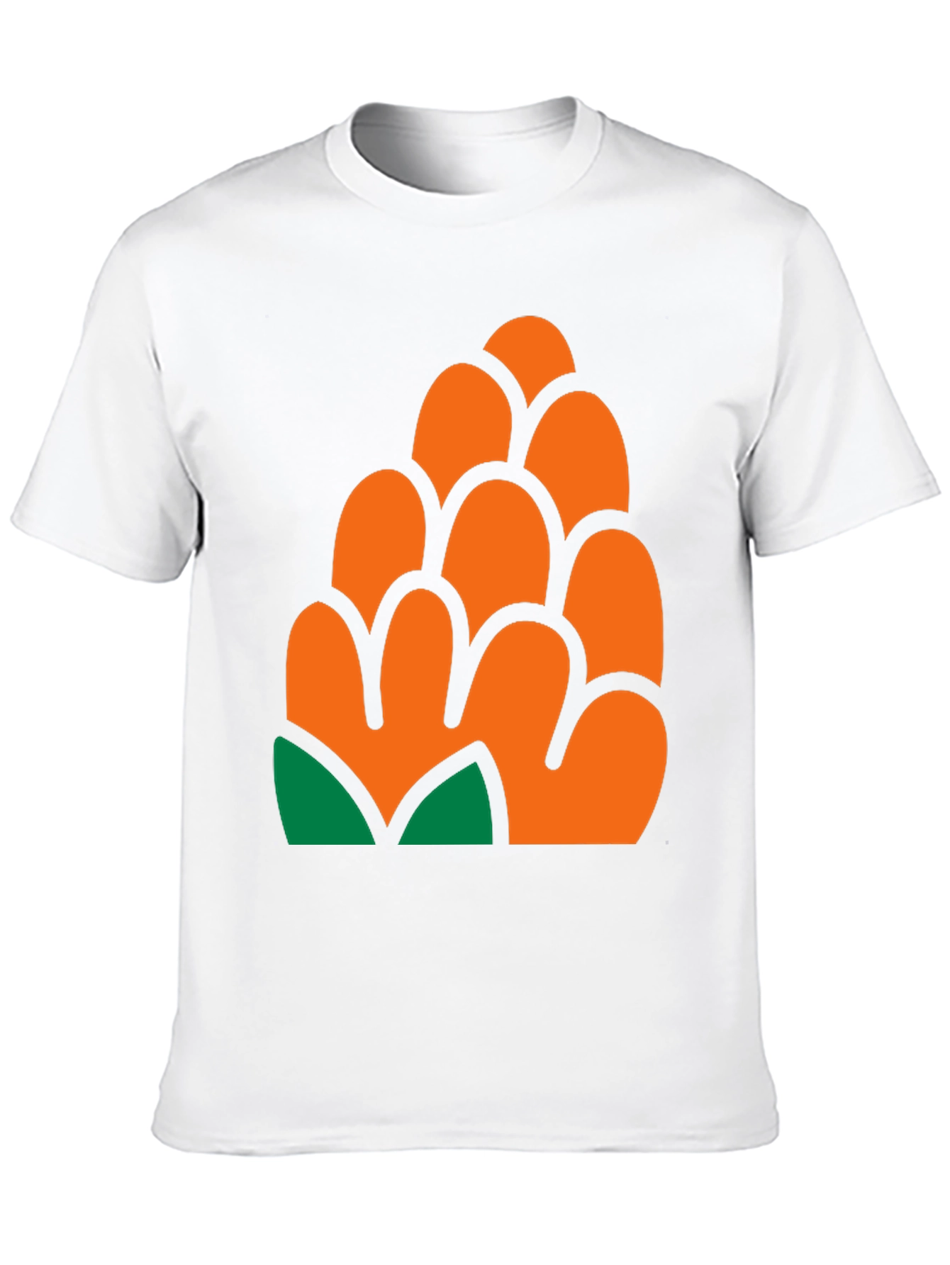 Black Pinecone Graphic Print T-Shirt - Casual Style view 10