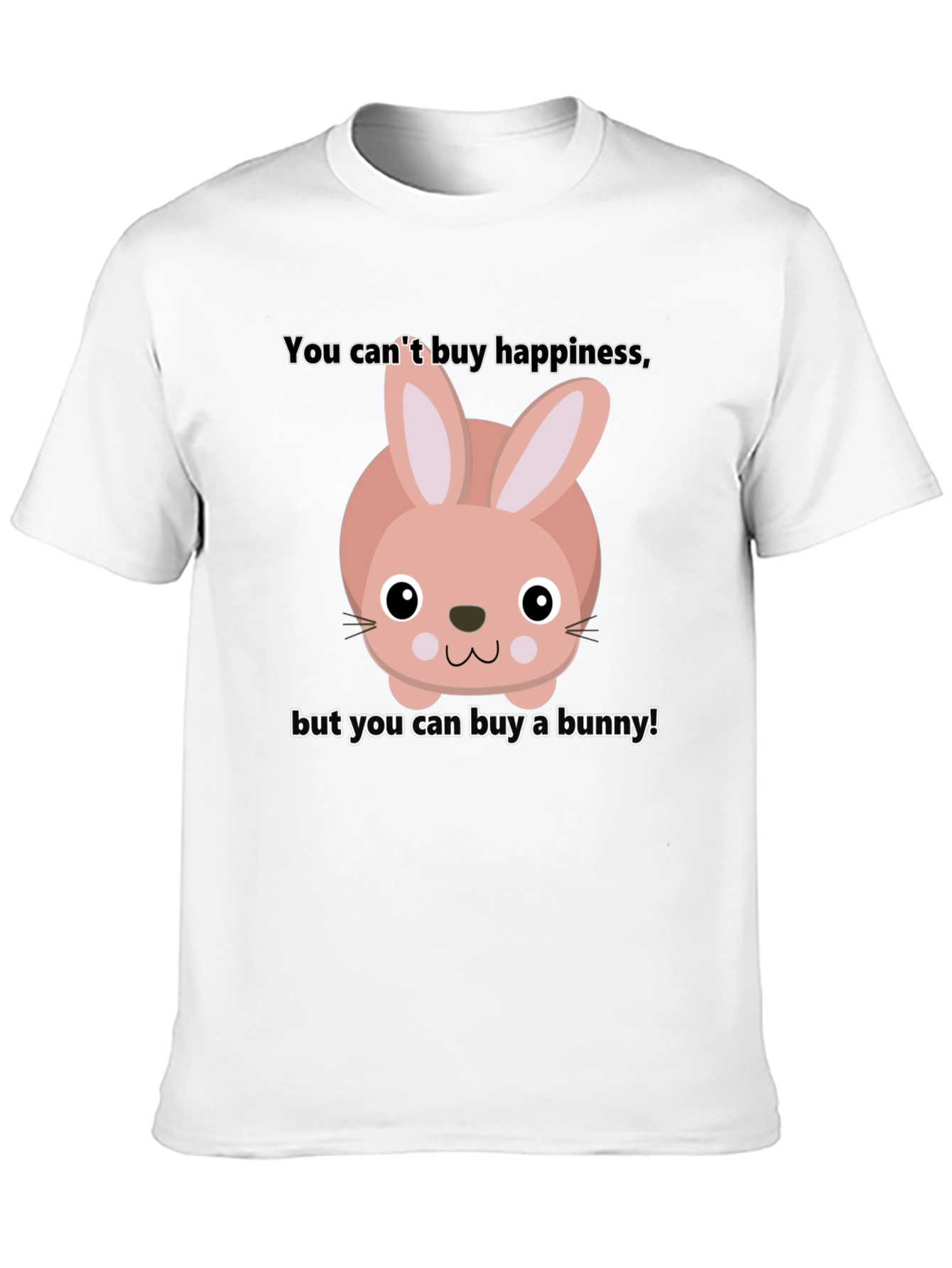 Black Funny Bunny T-Shirt - Buy Happiness view 10