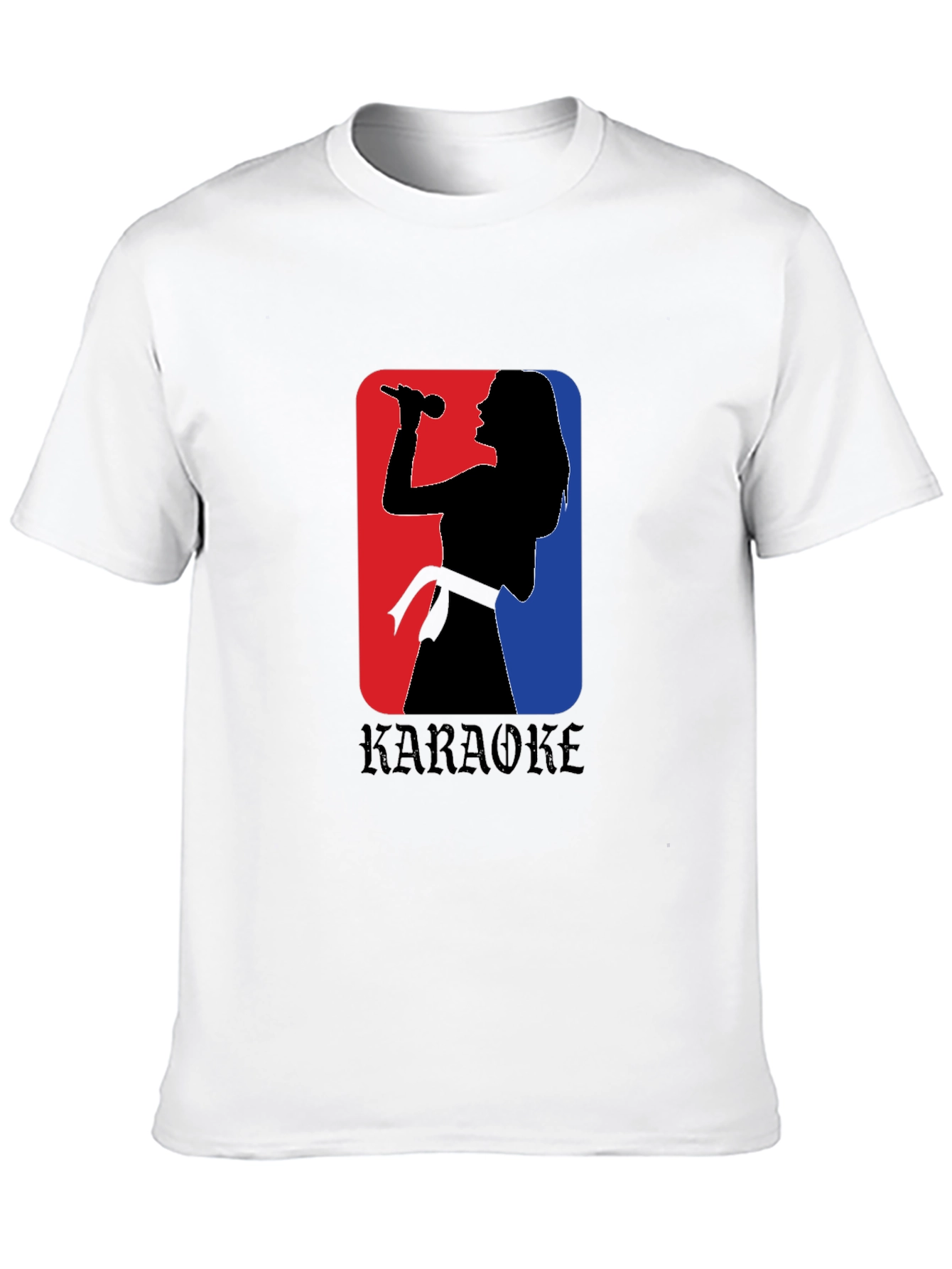 Black Karaoke Singer Graphic T-Shirt - Black view 10