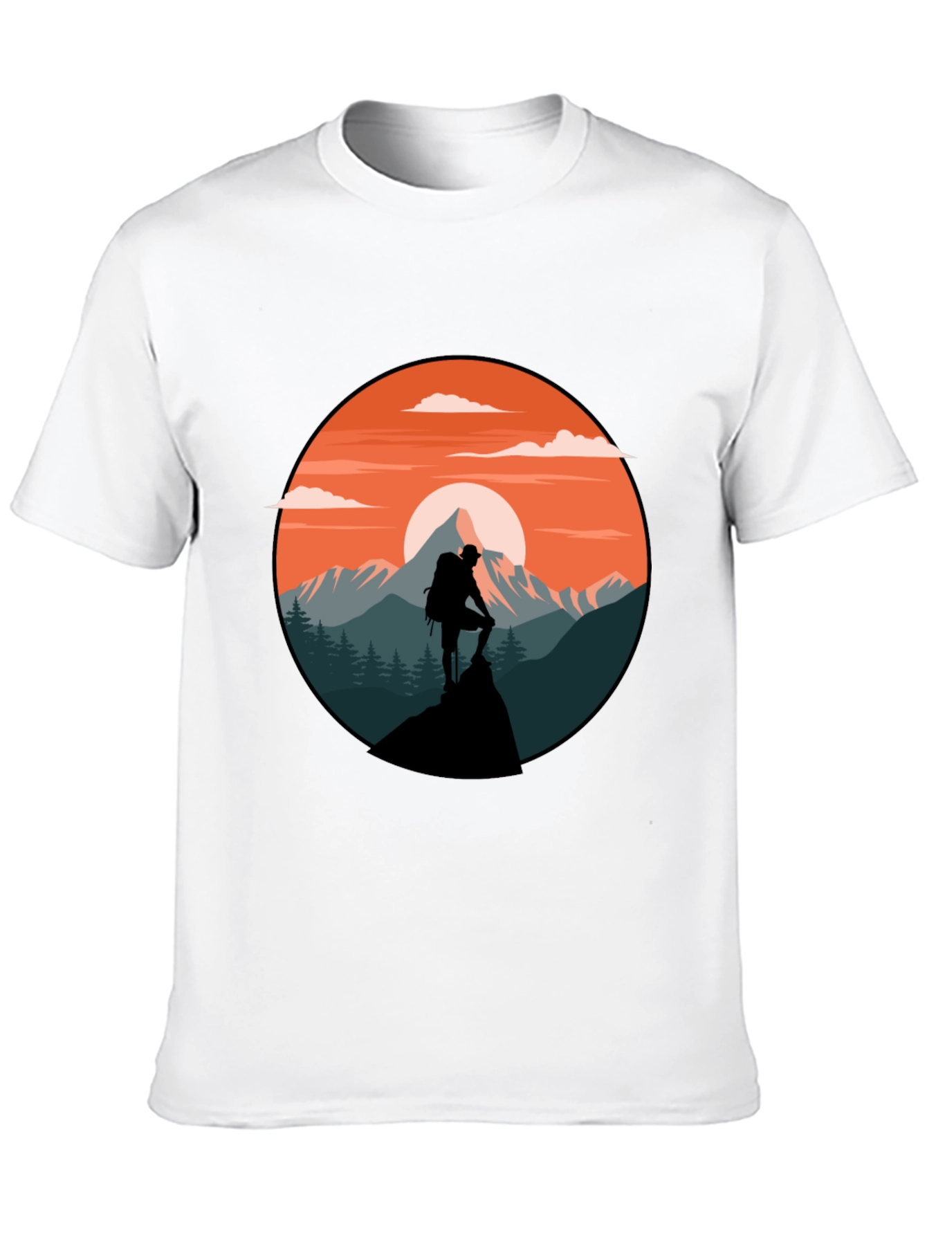 Black Mountain Hiker Graphic T-Shirt view 10
