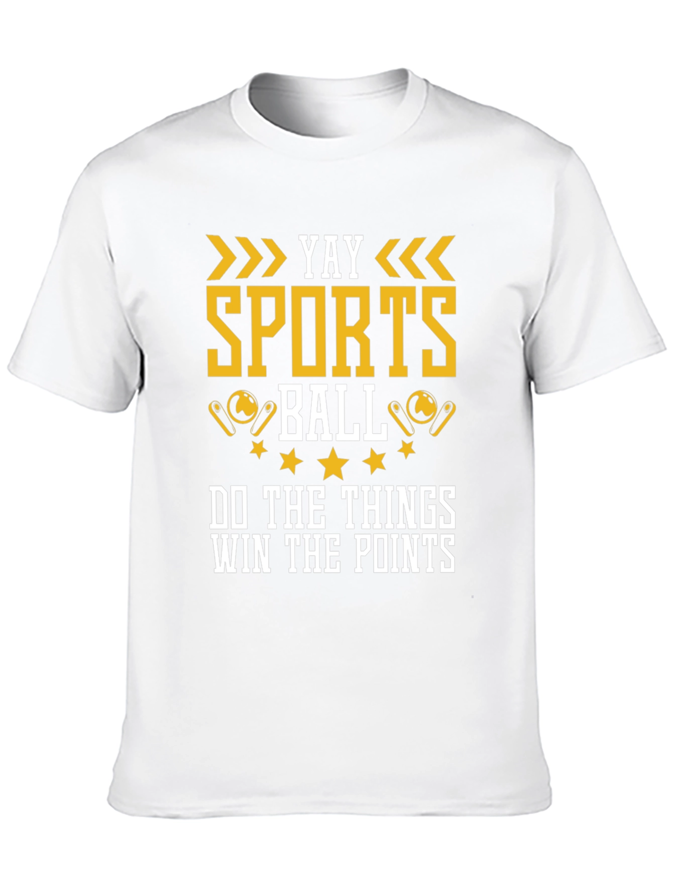 Black Yay Sports Ball Graphic T-Shirt view 10