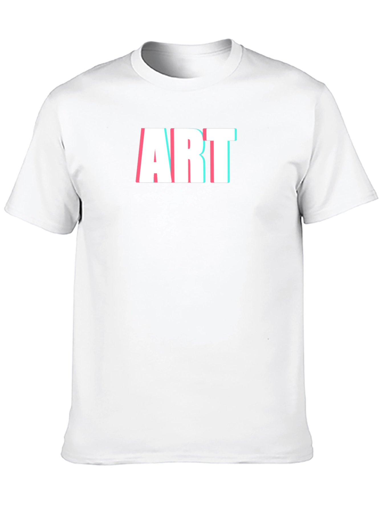 Black Art T-Shirt - Modern Glitch Style Tee view 10