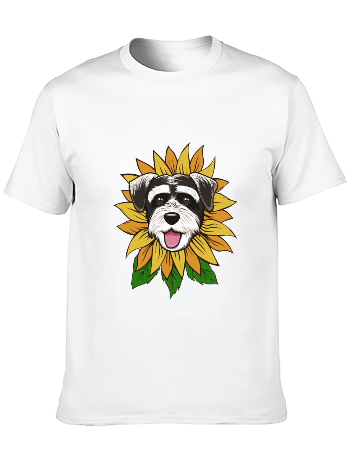 Black Dog Sunflower Graphic Tee - Black view 10
