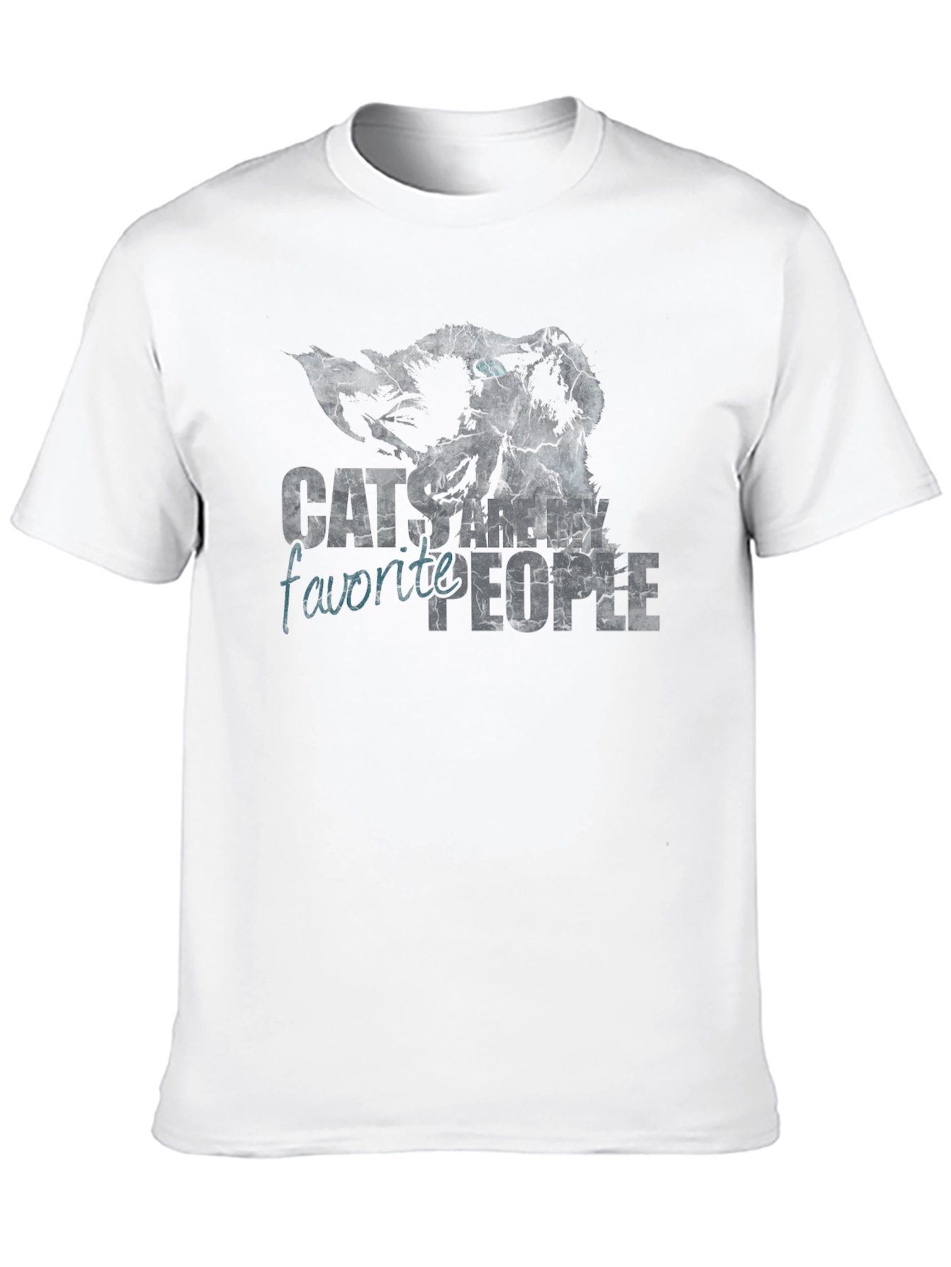 Black Cats Are My Favorite People Black Graphic Tee view 10