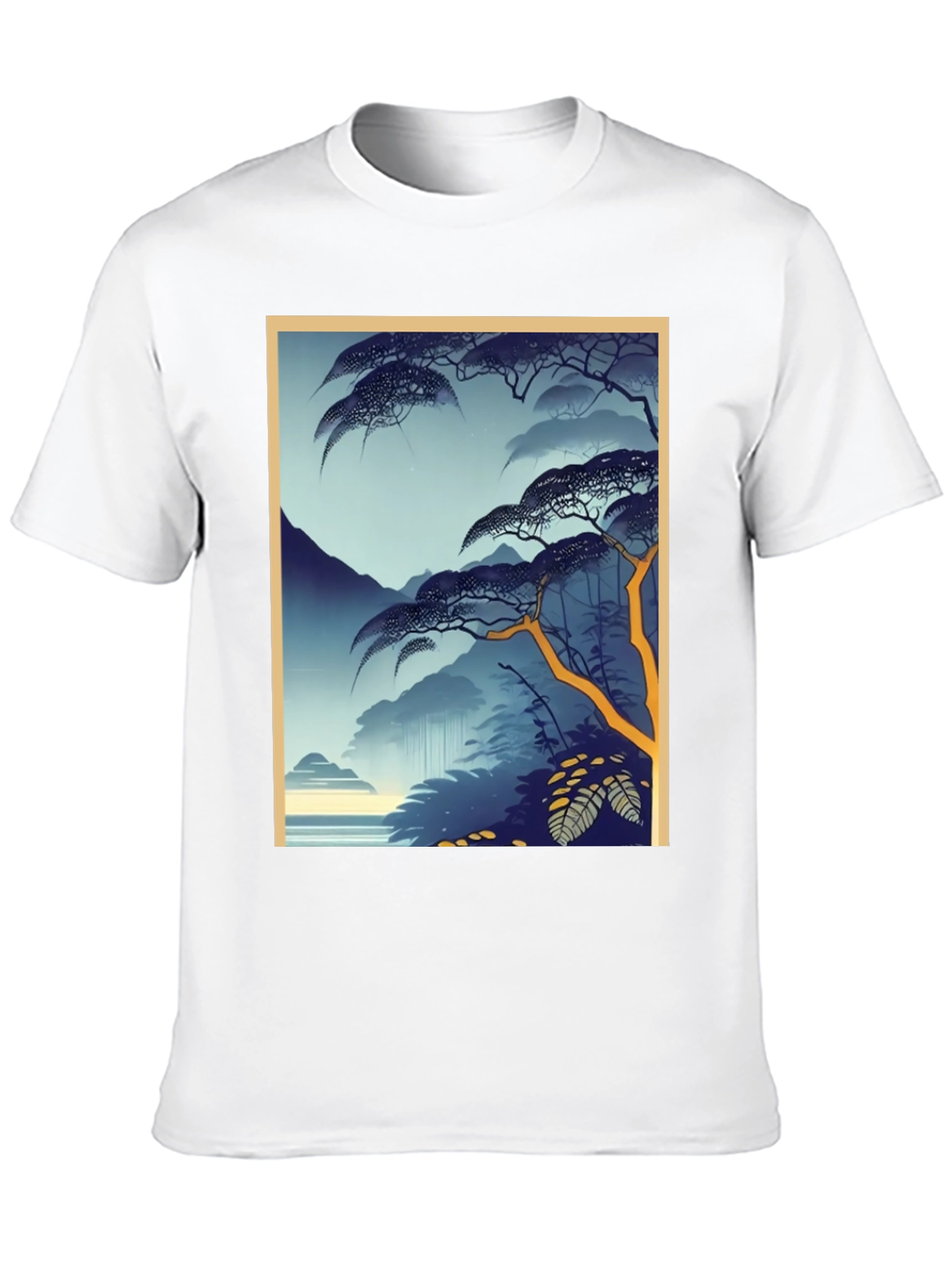 Black Nature Graphic Tee - Relaxed Fit view 10