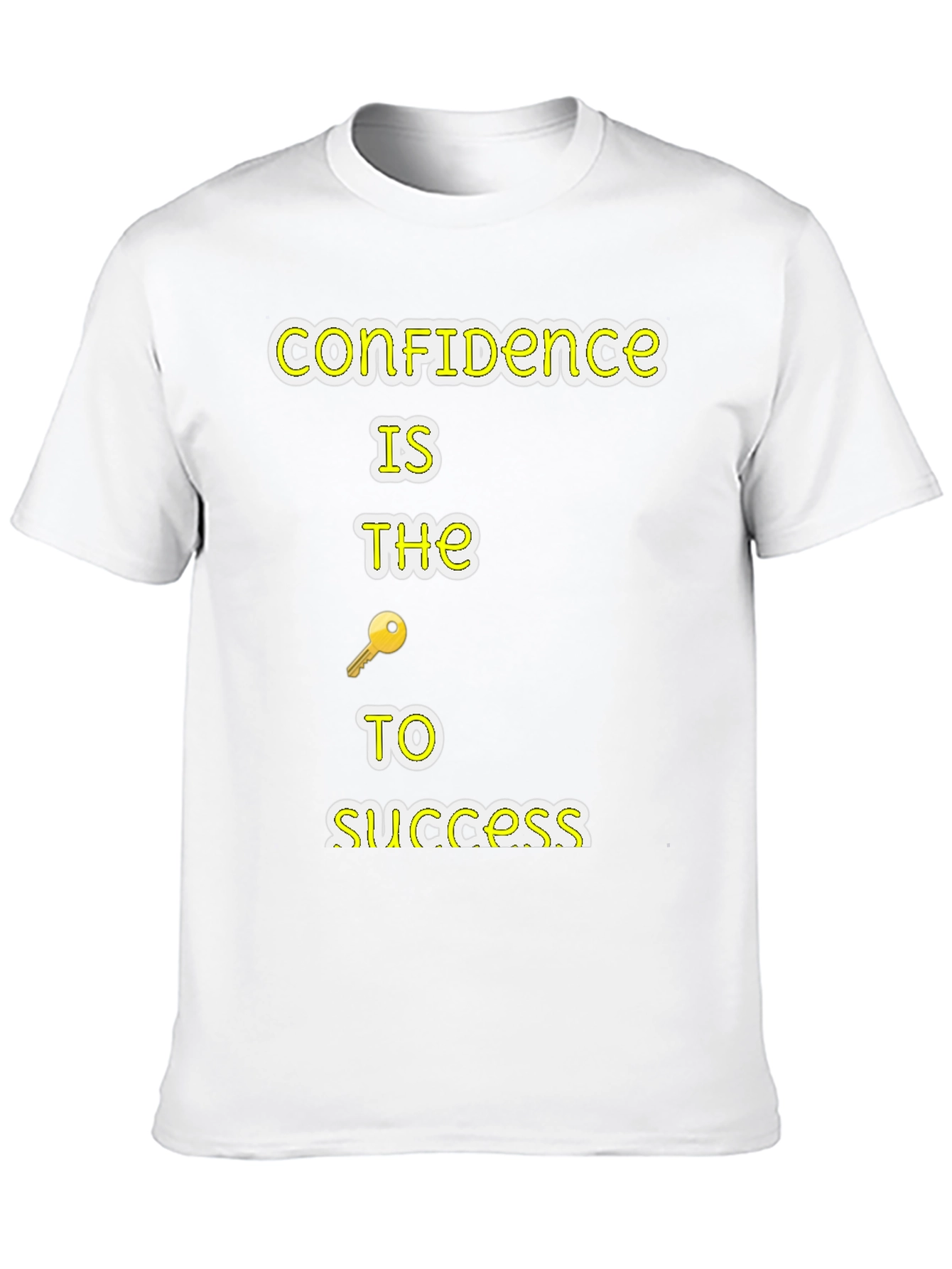 Black Confidence is Key T-Shirt view 10