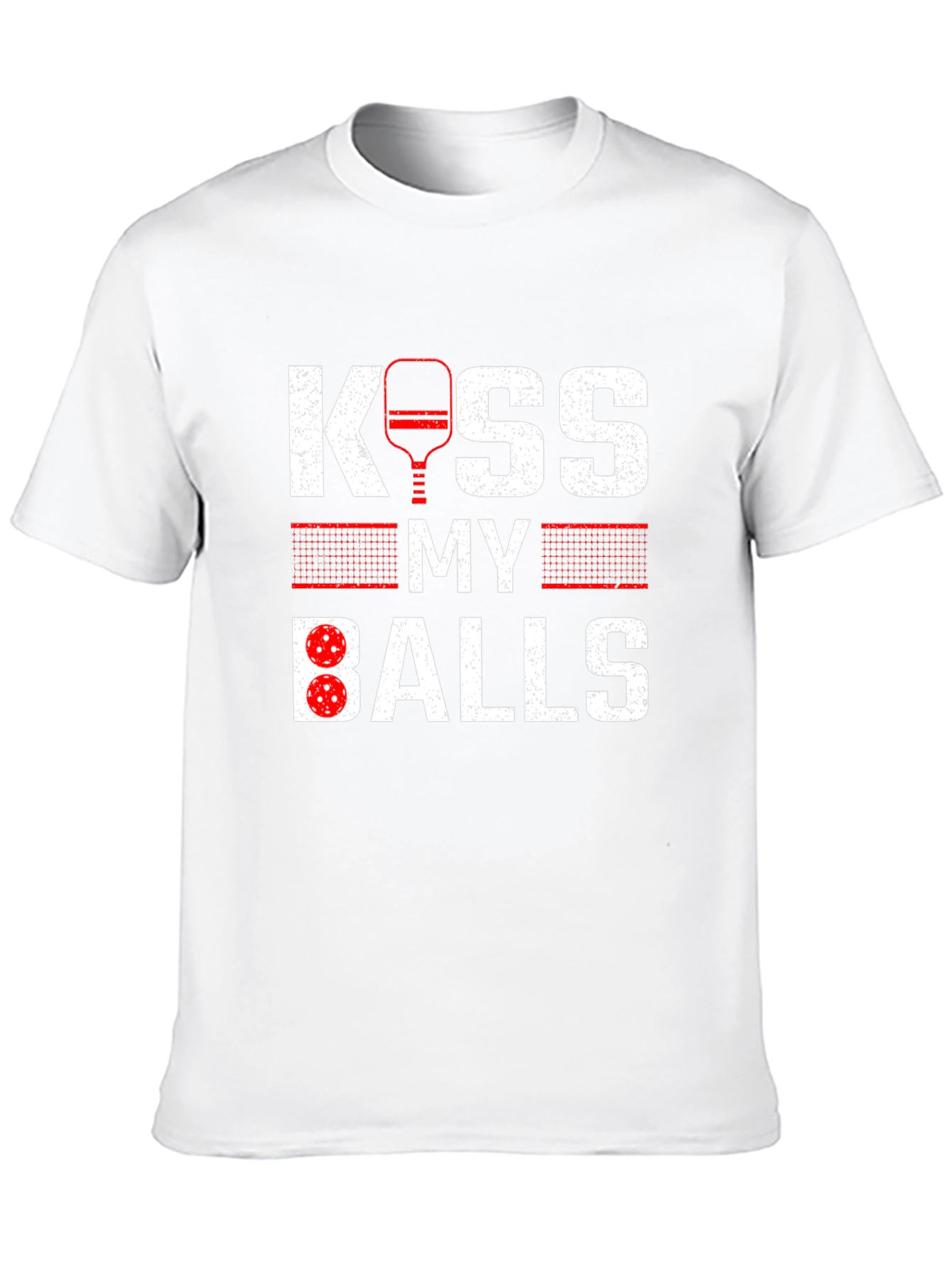 Black Kiss My Balls T-Shirt - Pickleball Humor view 10