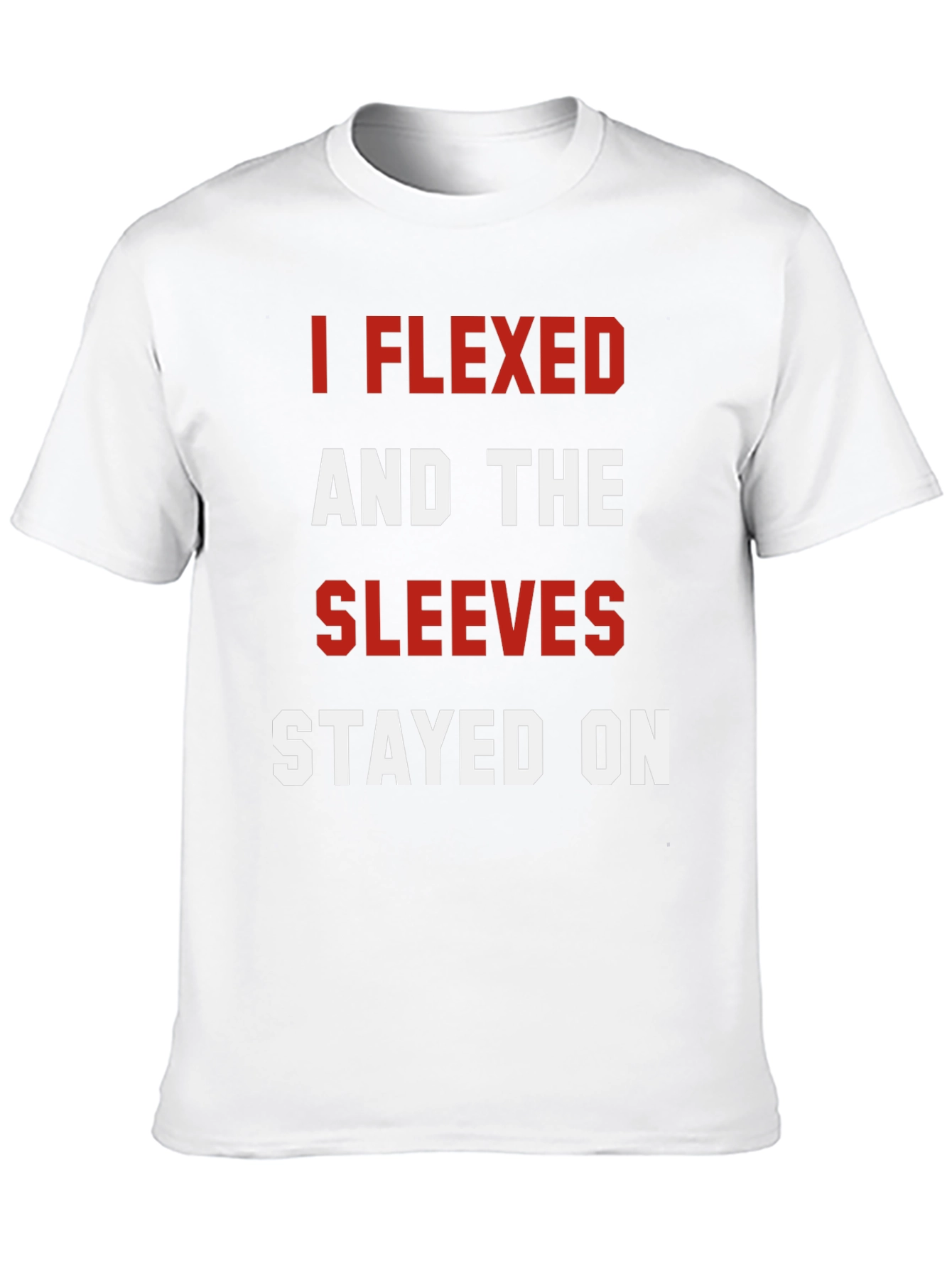 Funny 'I Flexed' Graphic Tee - 10