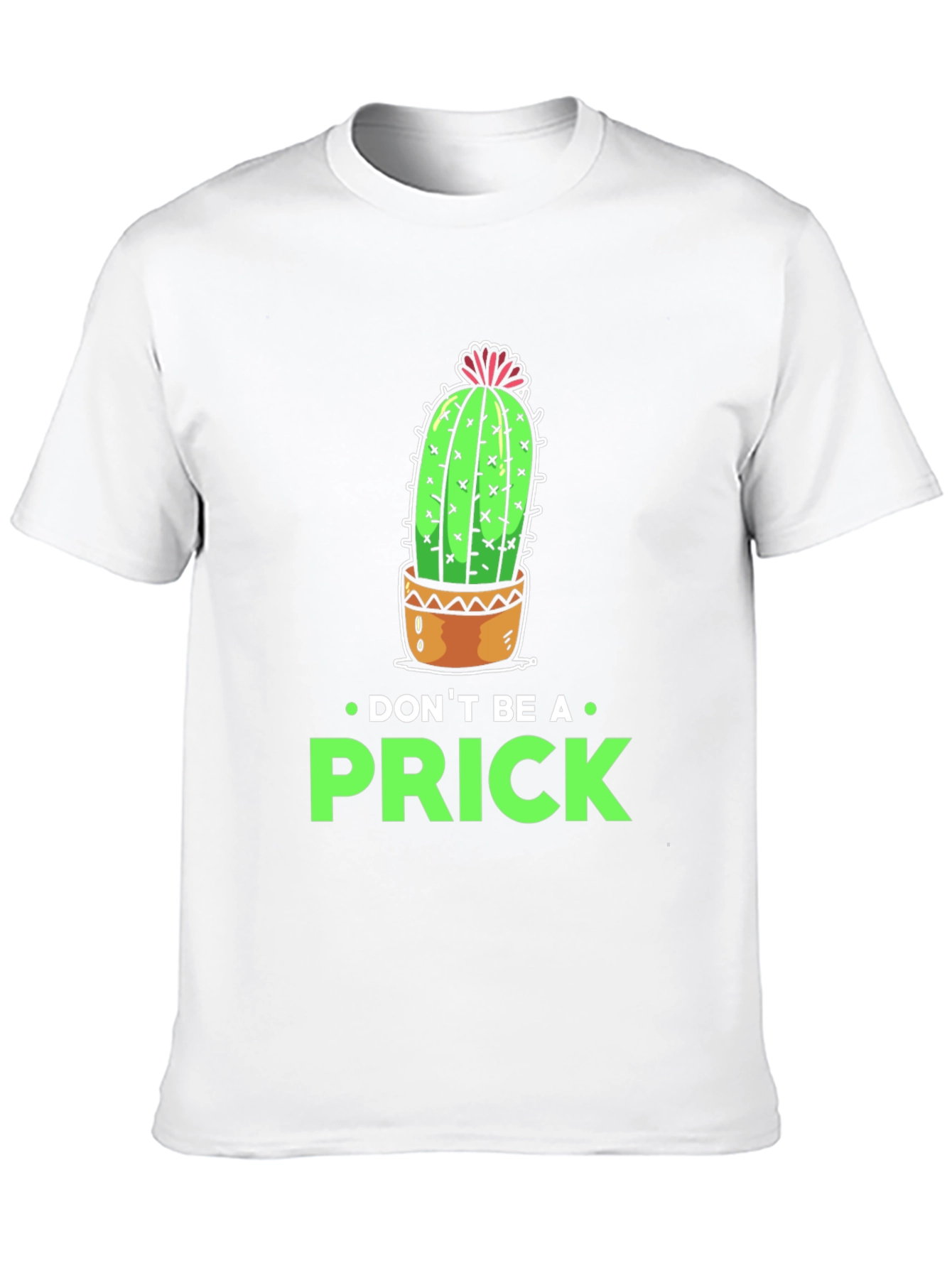 Black Don't Be a Prick Cactus Graphic T-Shirt view 10