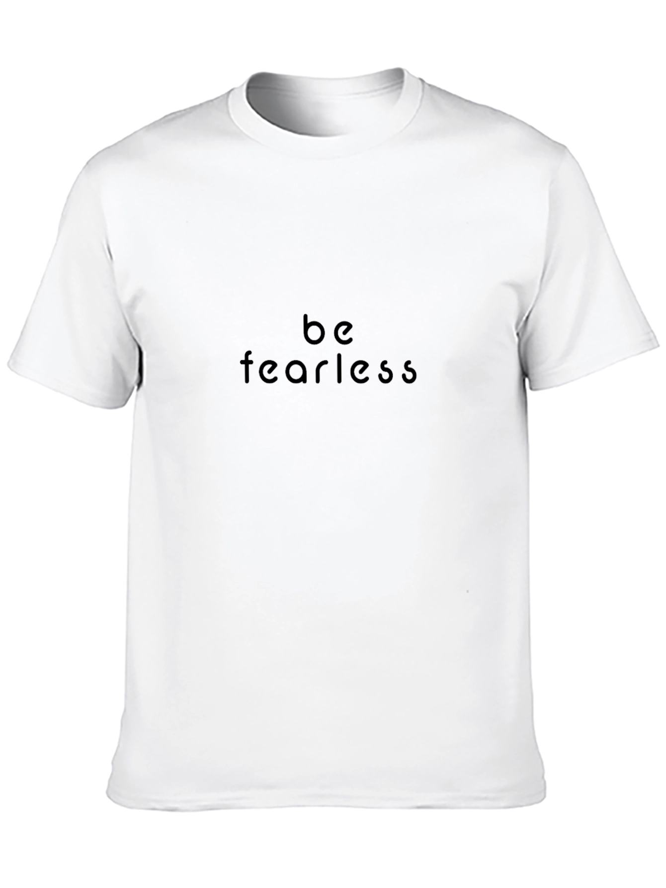 Black Be Fearless Black T-Shirt view 10