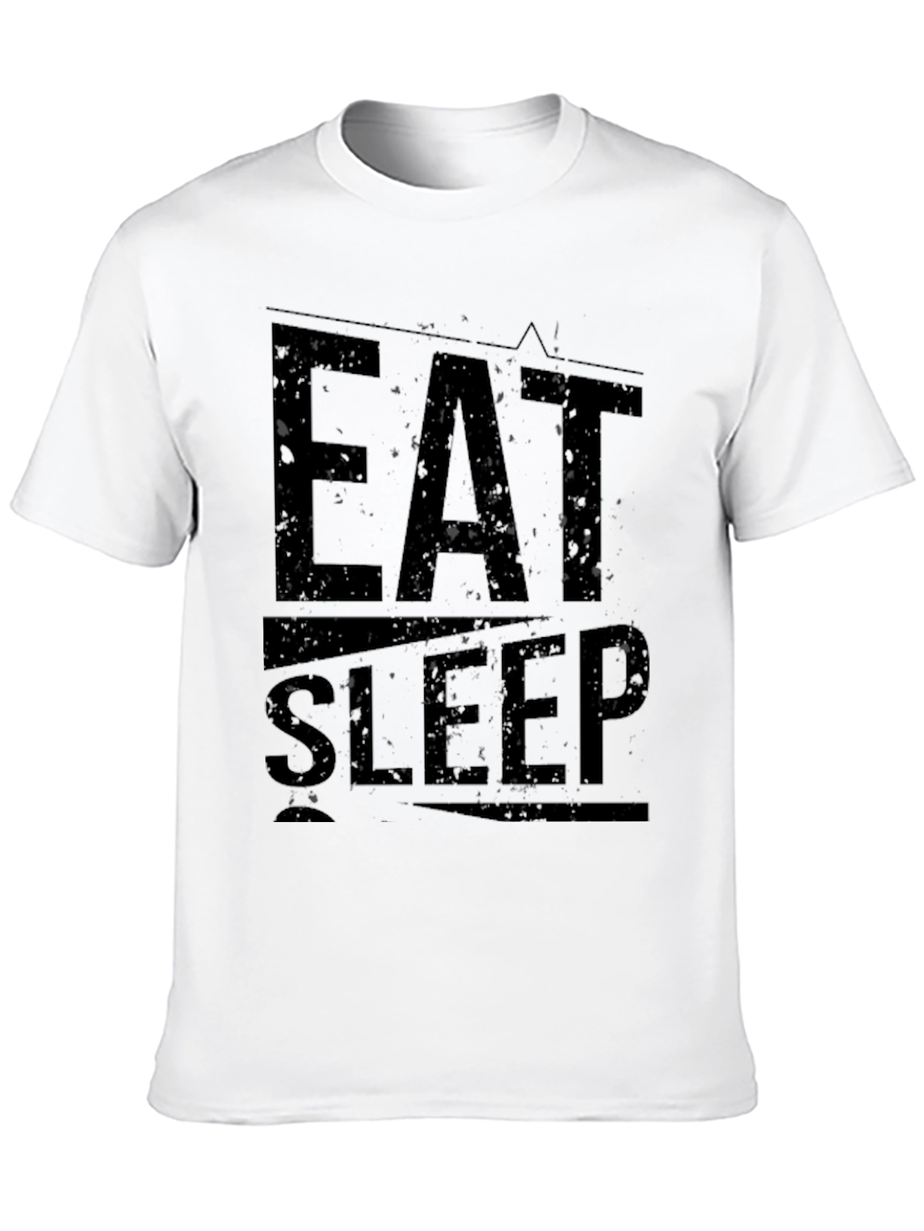 Black Eat Sleep Ski Graphic T-Shirt view 10