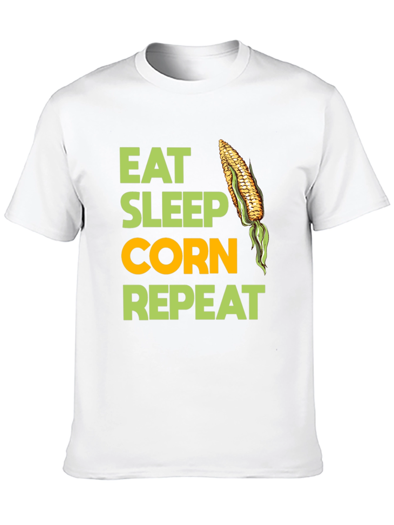 Black Eat Sleep Corn Repeat T-Shirt view 10