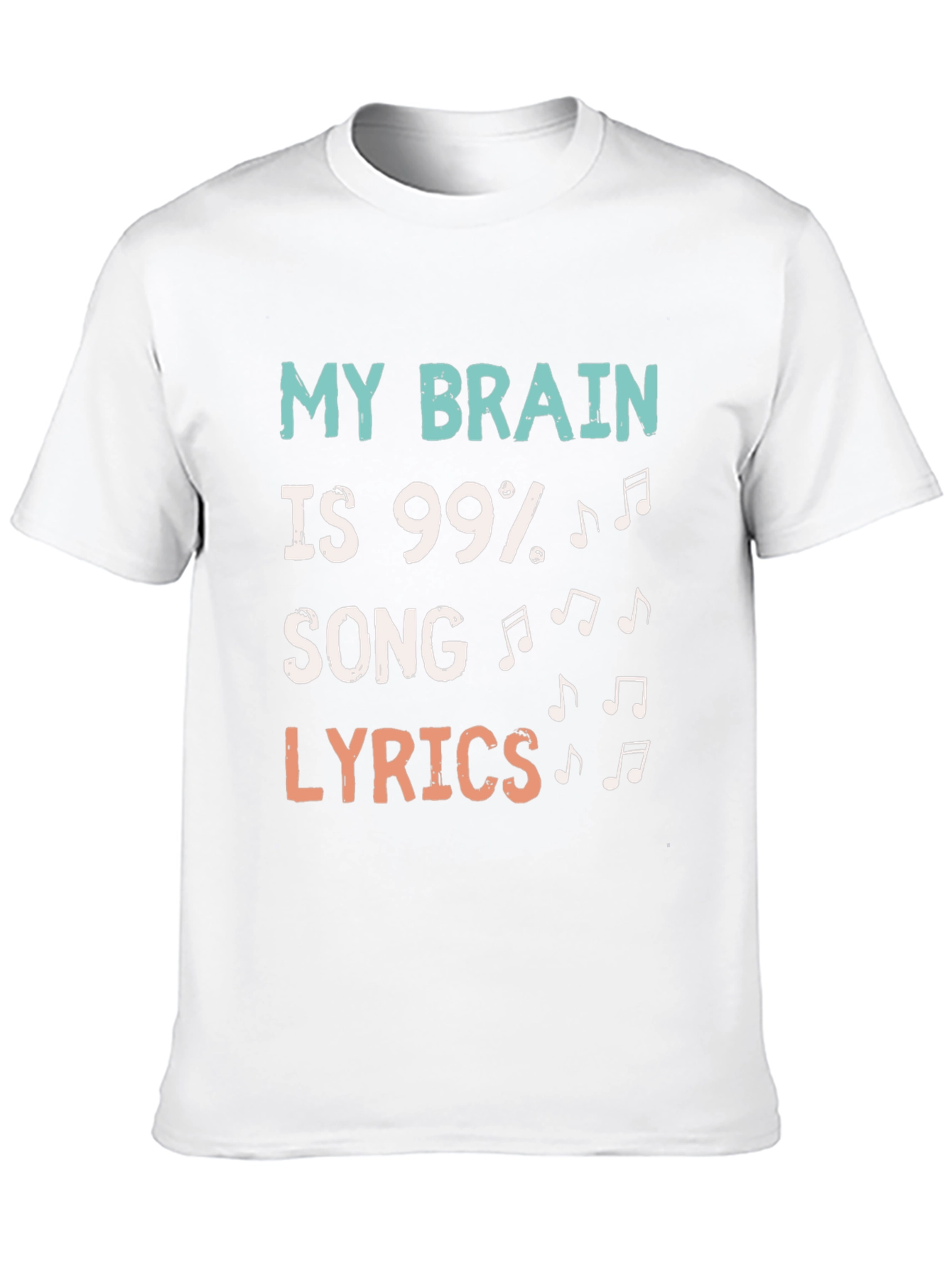Black Funny Music Lover T-Shirt view 10