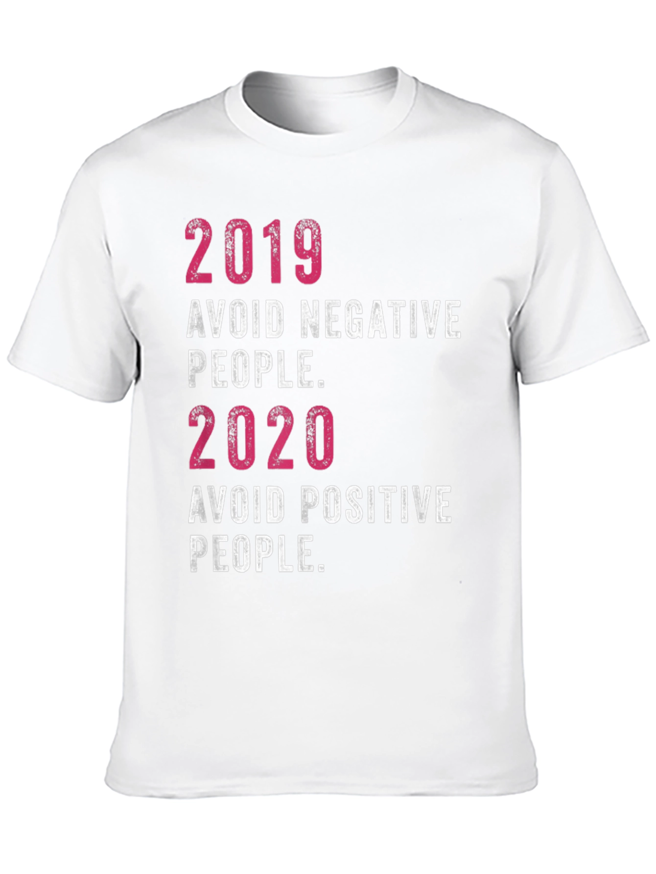 Black Avoid People Funny Graphic T-Shirt view 10