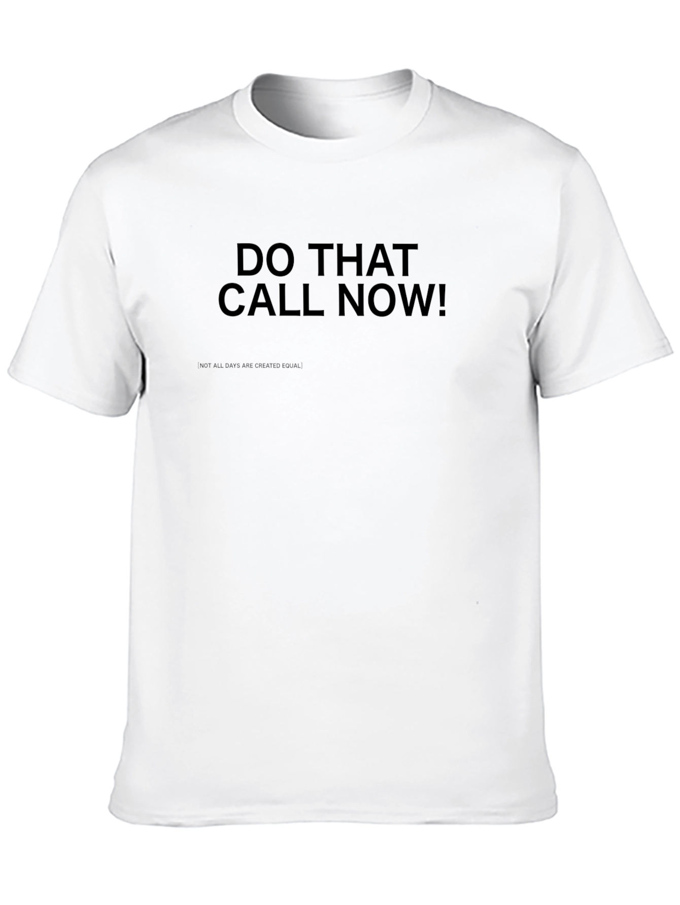 Black Do That Call Now! Black Graphic Tee view 10