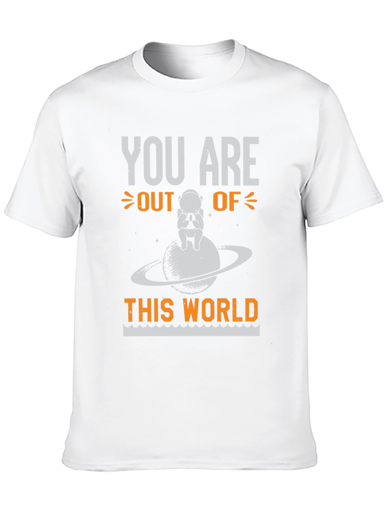 Black Out of This World Graphic Tee - Space Humor T-Shirt view 10