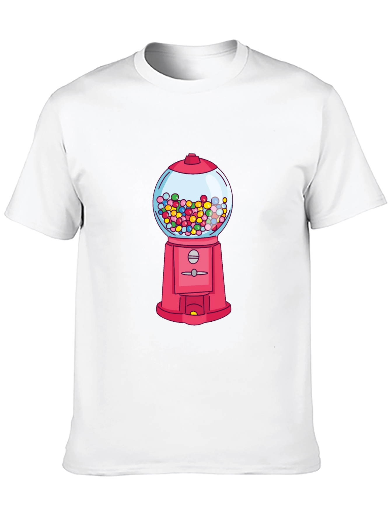 Black Gumball Machine Graphic Tee - Novelty Design T-Shirt view 10