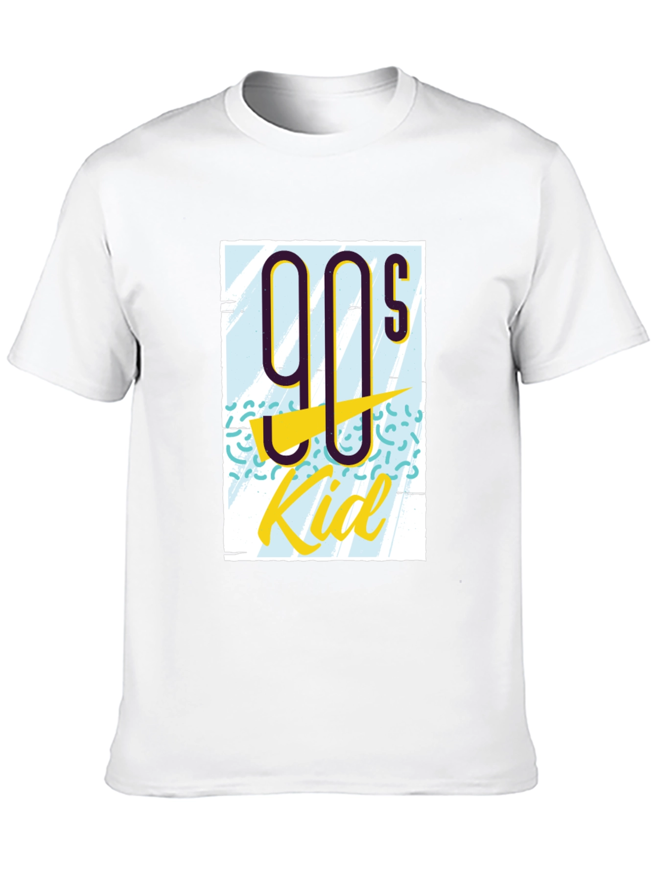 Black 90s Kid Graphic Tee - Retro Style view 10