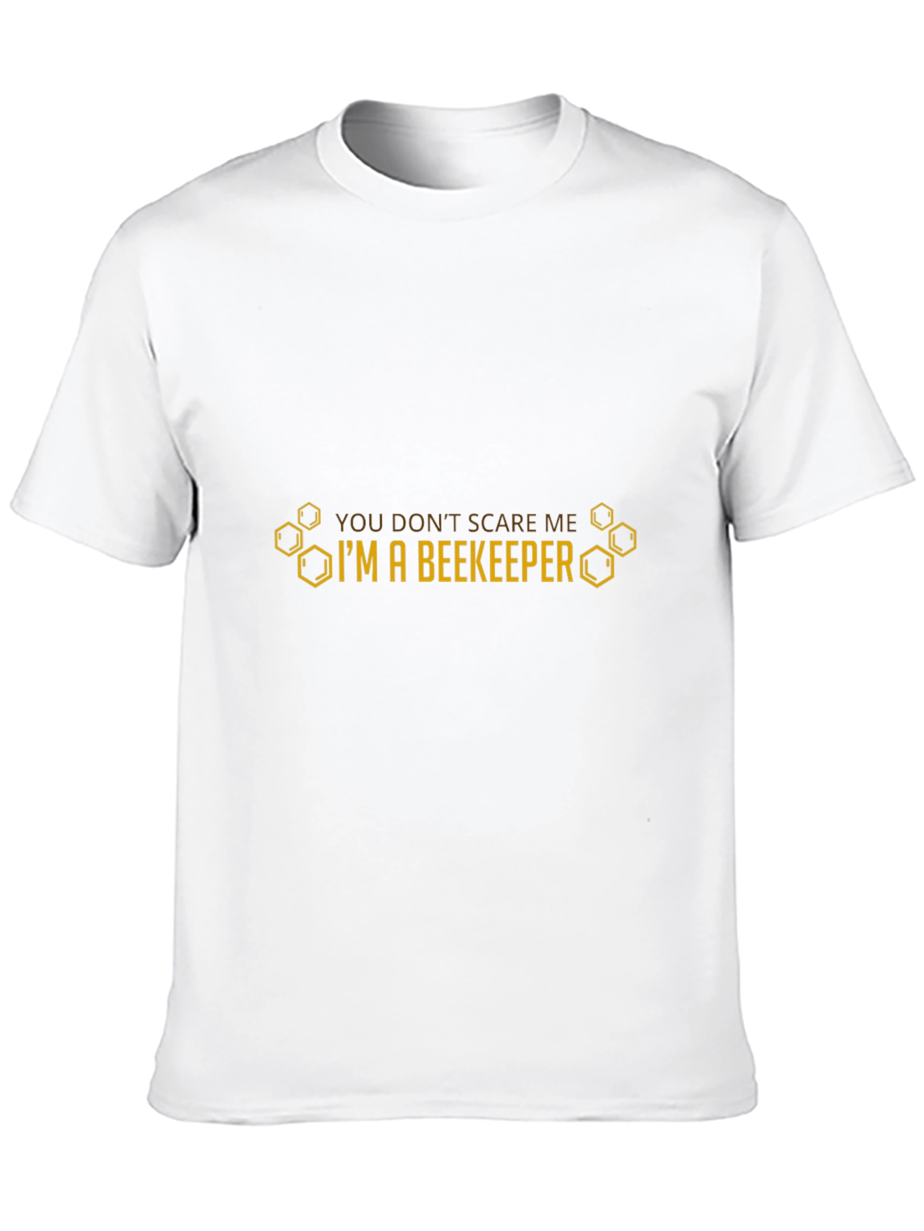 Black Beekeeper T-Shirt - You Don't Scare Me Funny Bee Shirt view 10