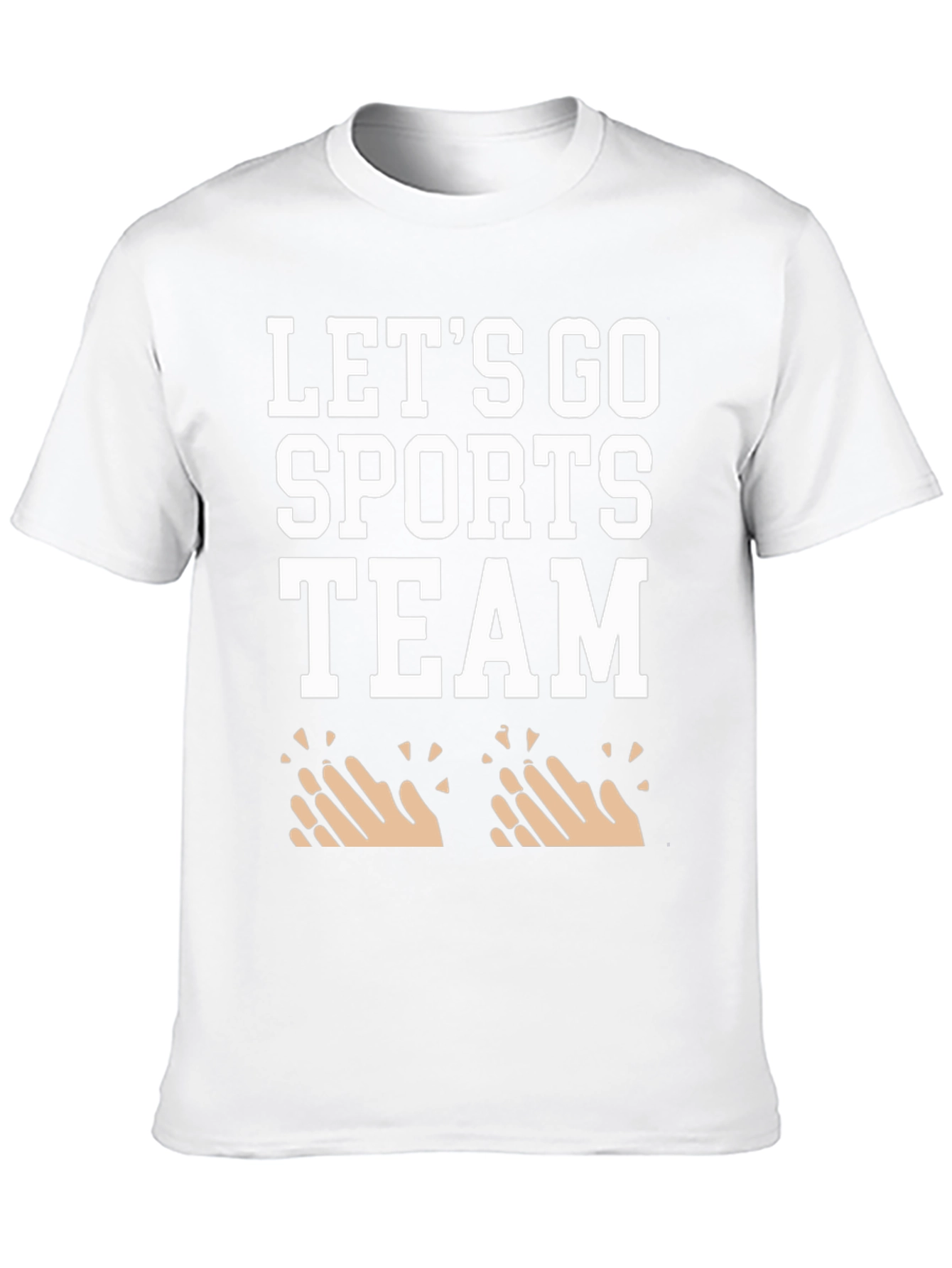 Black Let's Go Sports Team Black T-Shirt view 10
