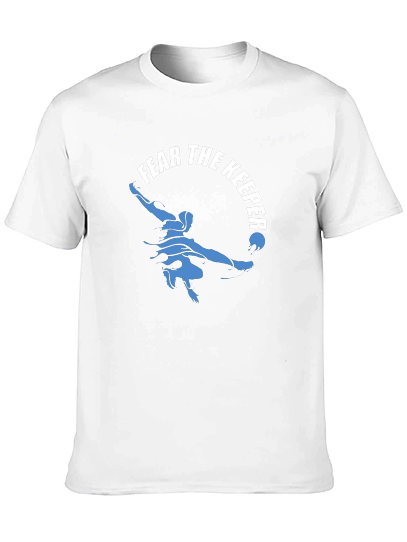 Black Fear The Keeper Goalie Graphic T-Shirt view 10