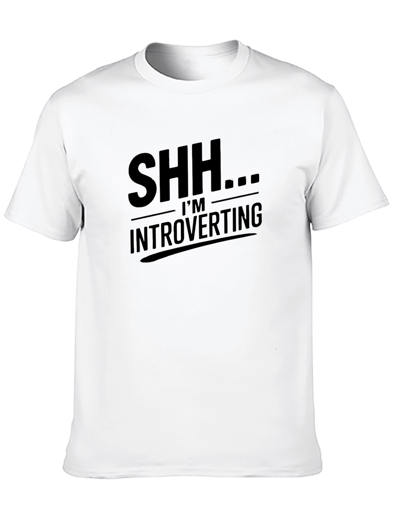 Black Introverting T-Shirt - Funny Sarcastic Tee view 10
