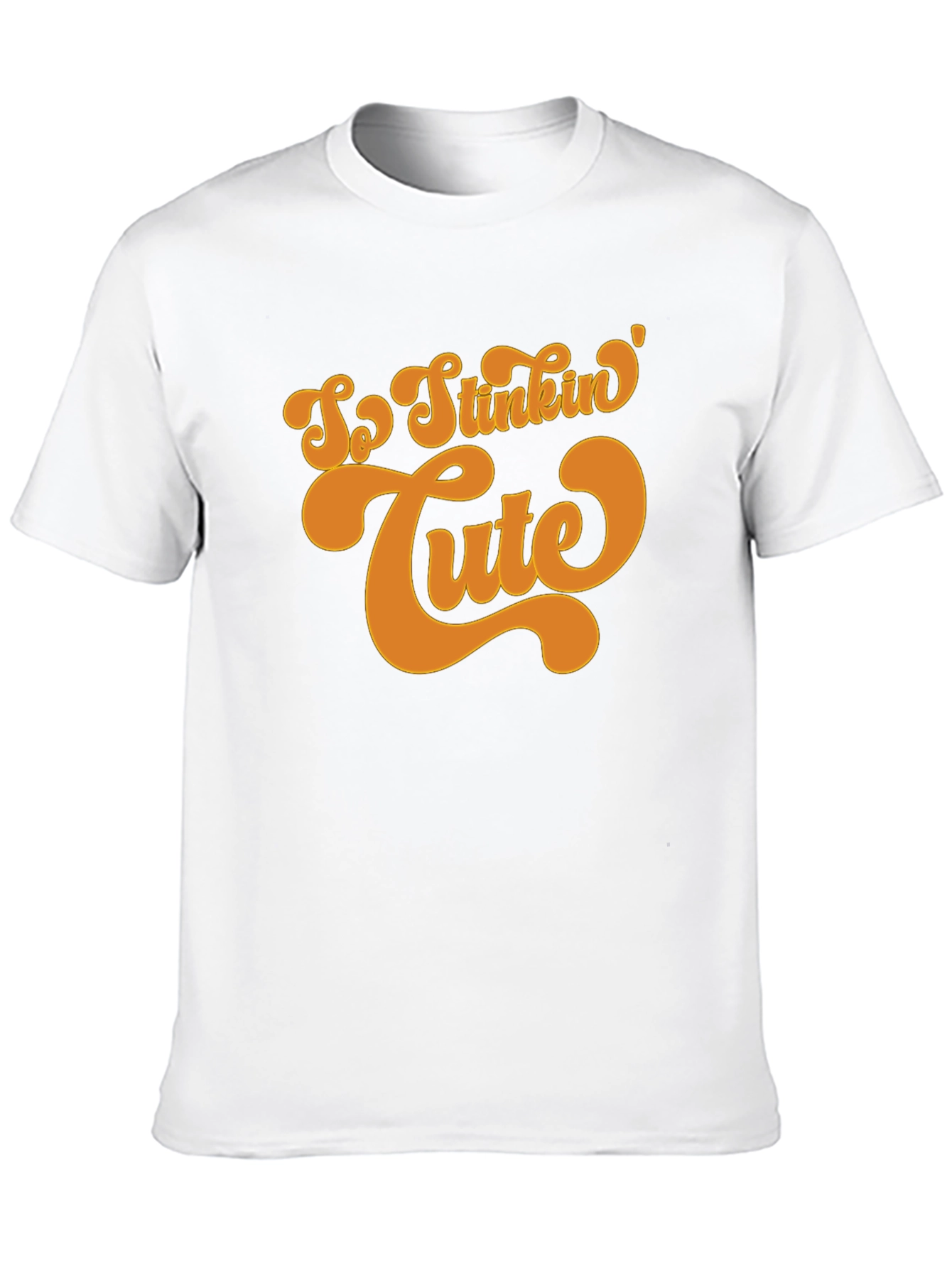 Black So Stinkin' Cute Retro Graphic Tee view 10