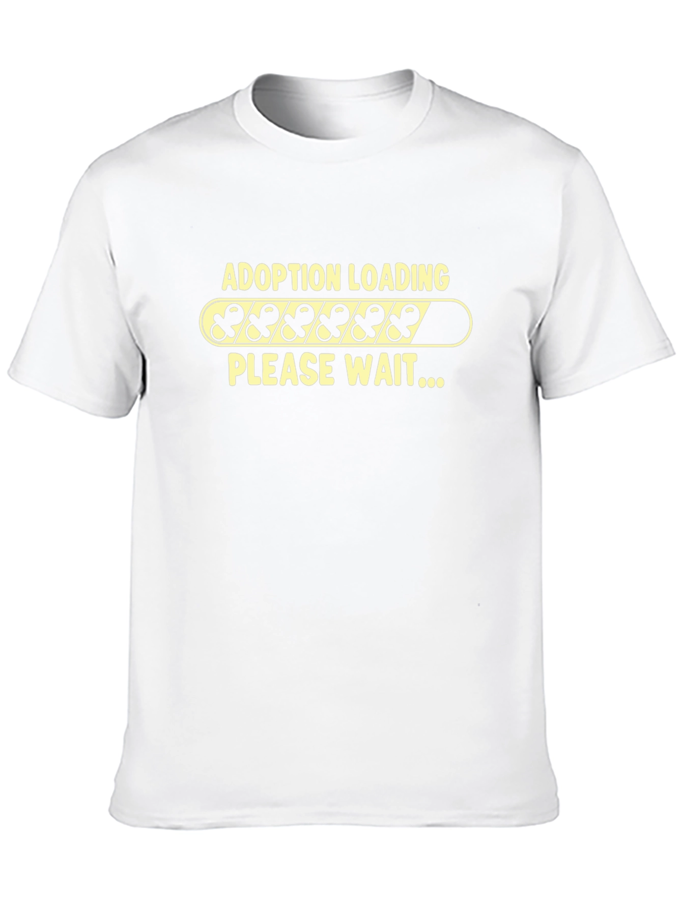 Black Adoption Loading T-Shirt - Please Wait! view 10
