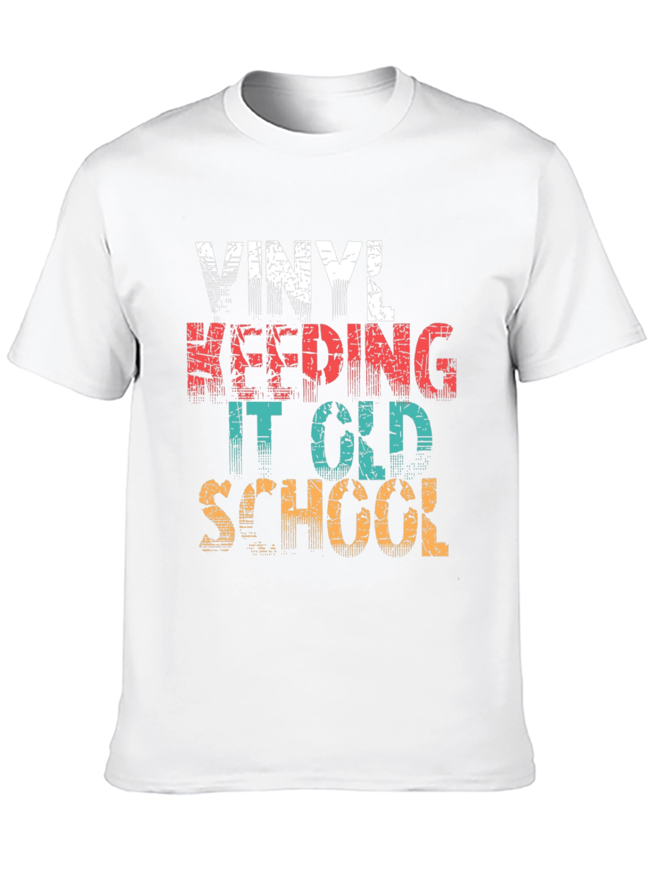 Black Vinyl Keeping It Old School Black T-Shirt view 10