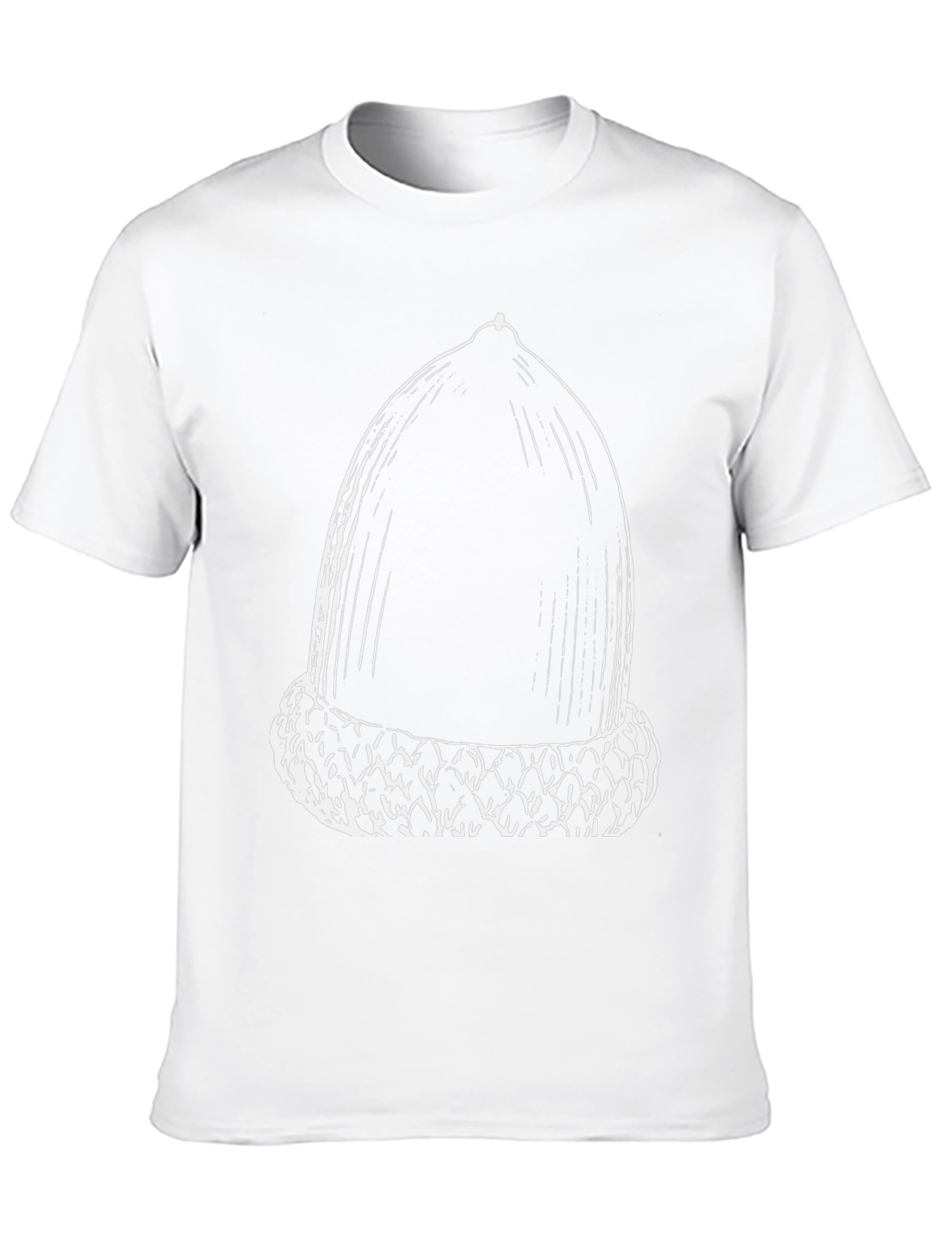 Black Acorn Graphic Tee - Nature Inspired Design view 10