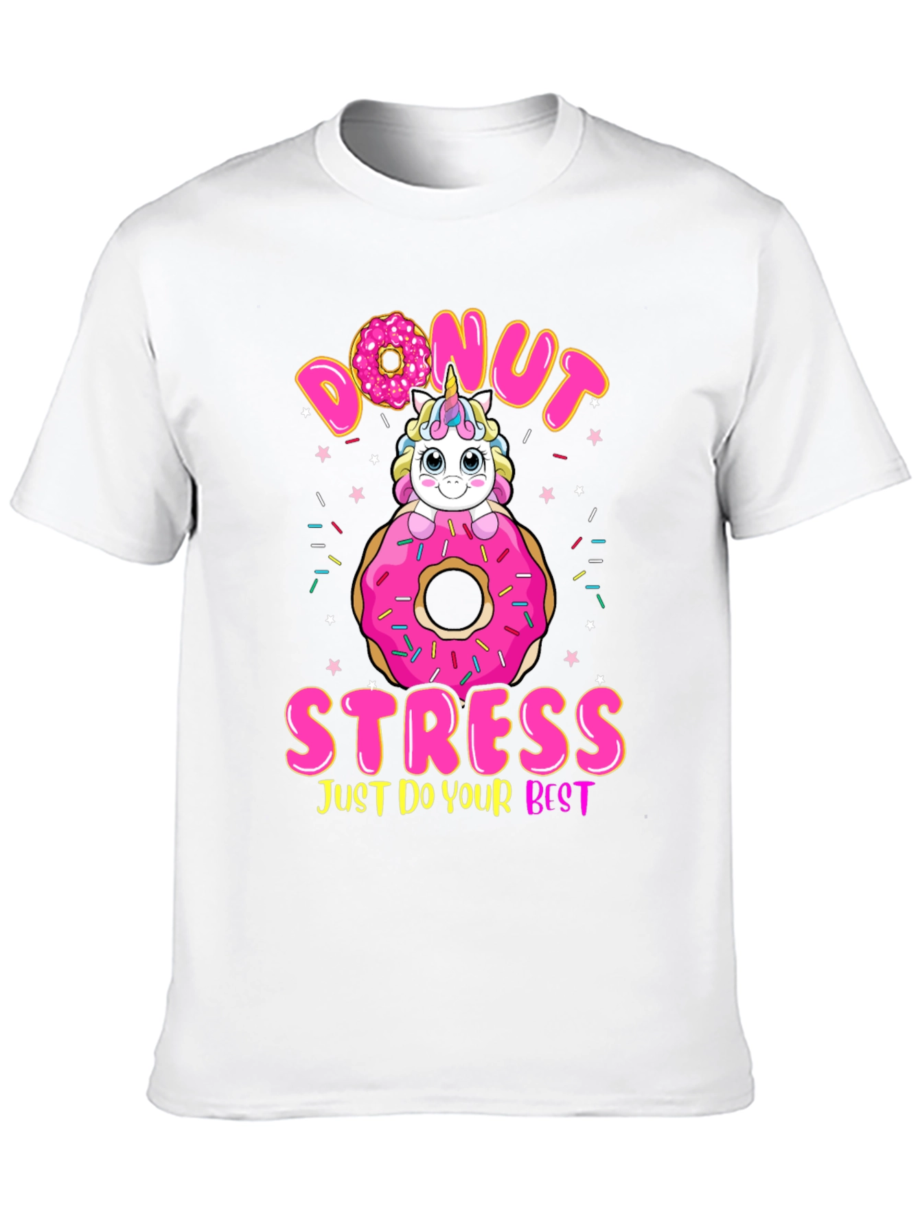 Black Donut Stress T-Shirt view 10
