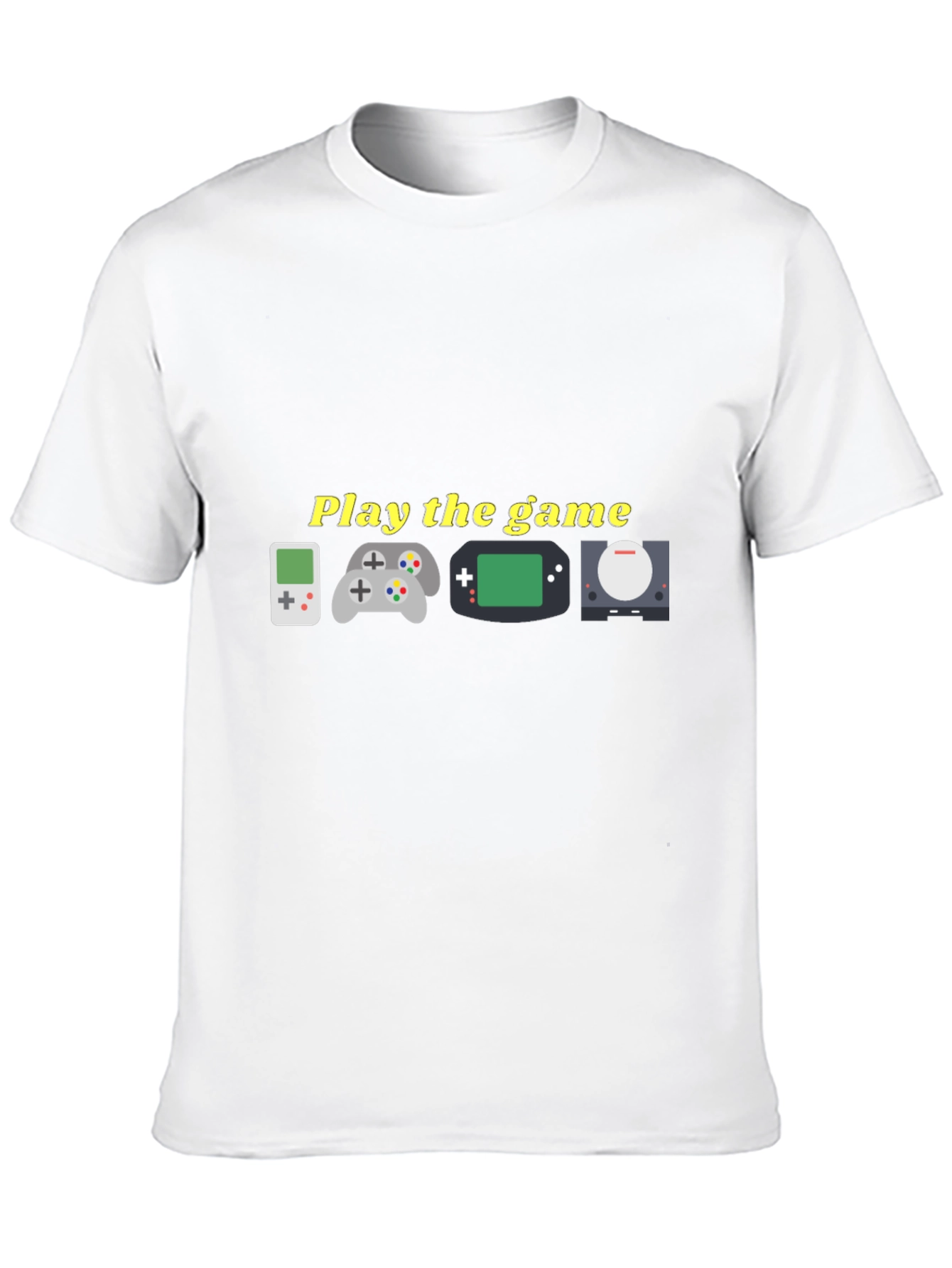 Black Retro Gaming T-Shirt - "Play the Game" Tee view 10