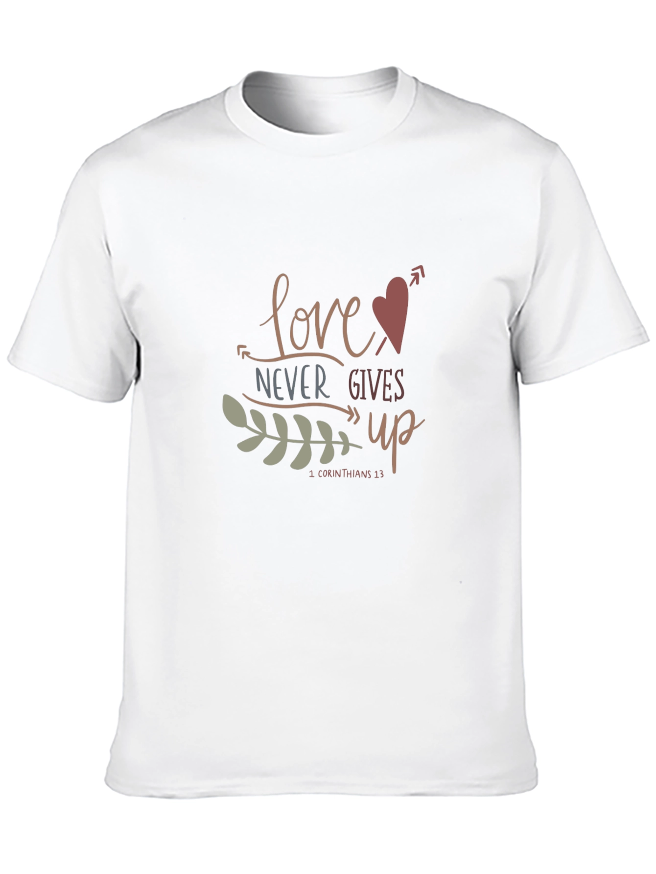 Black Love Never Gives Up T-Shirt - 1 Corinthians 13 view 10