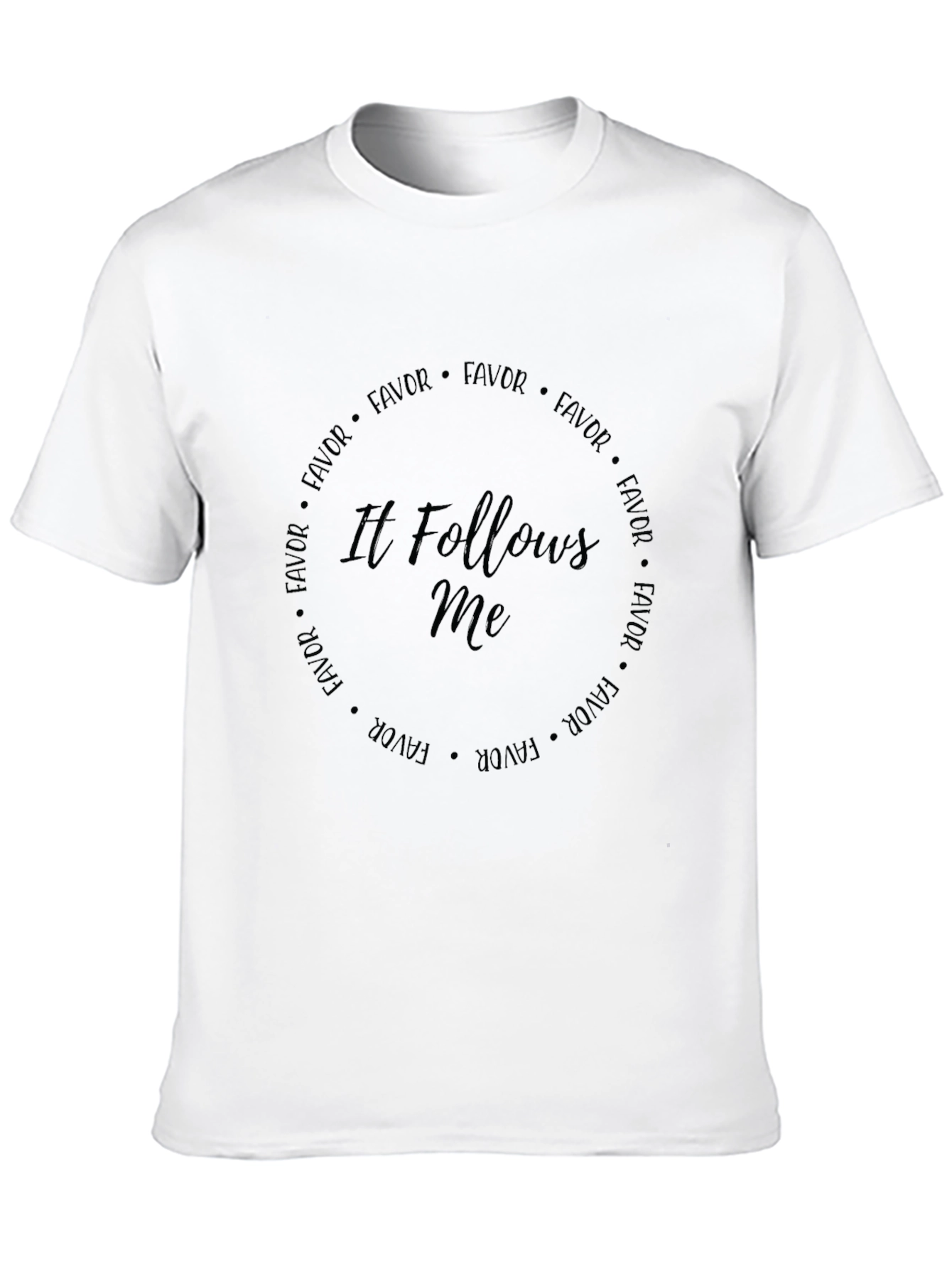It Follows Me Graphic Tee - Black - 10