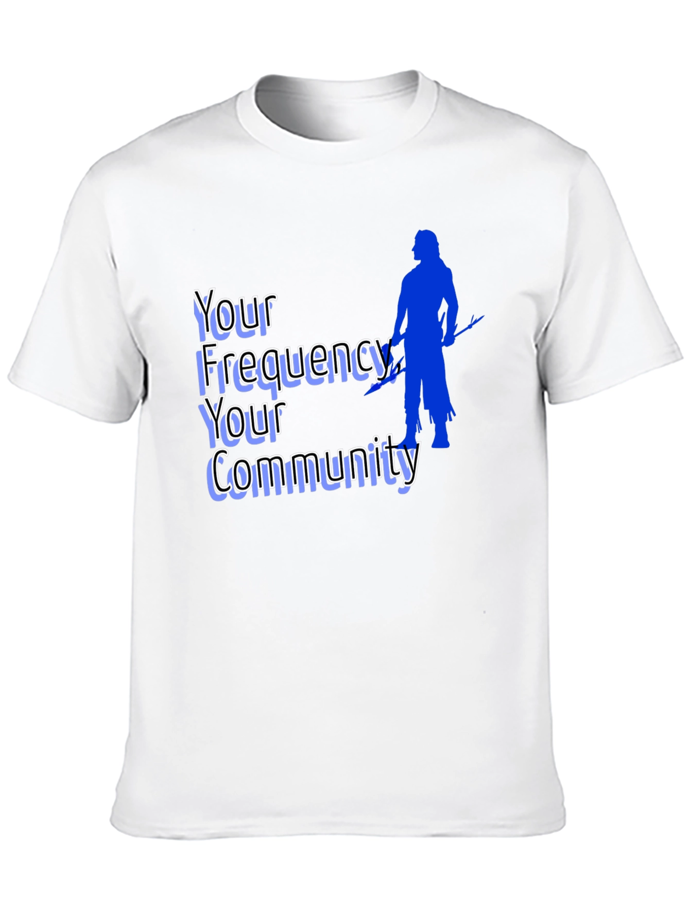 Black Frequency Community Graphic Tee - Black view 10
