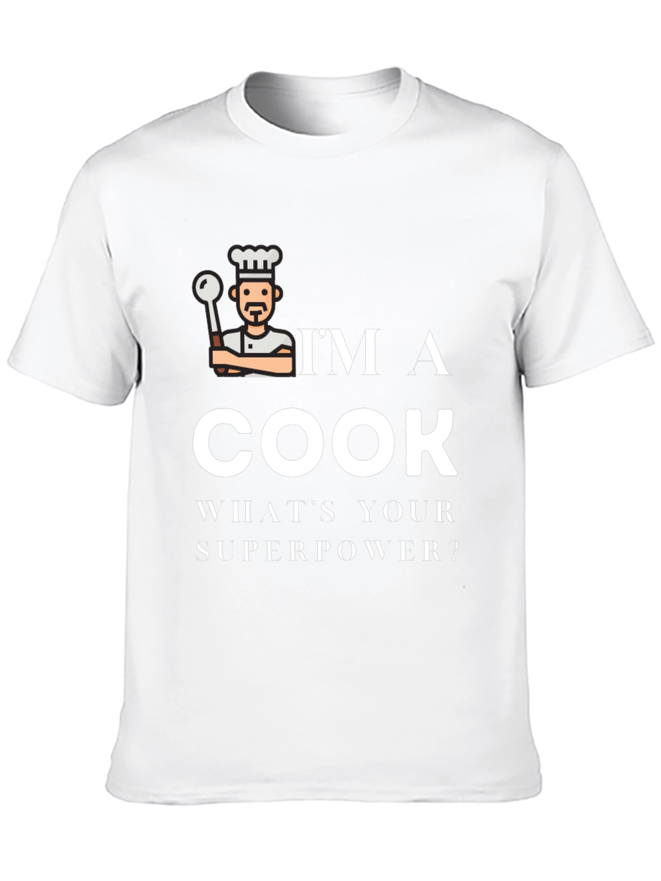 Black I'm a Cook What's Your Superpower Black T-Shirt view 10