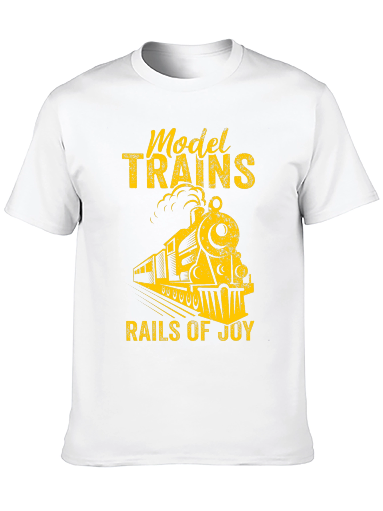 Black Model Trains Rails Of Joy Graphic Tee view 10