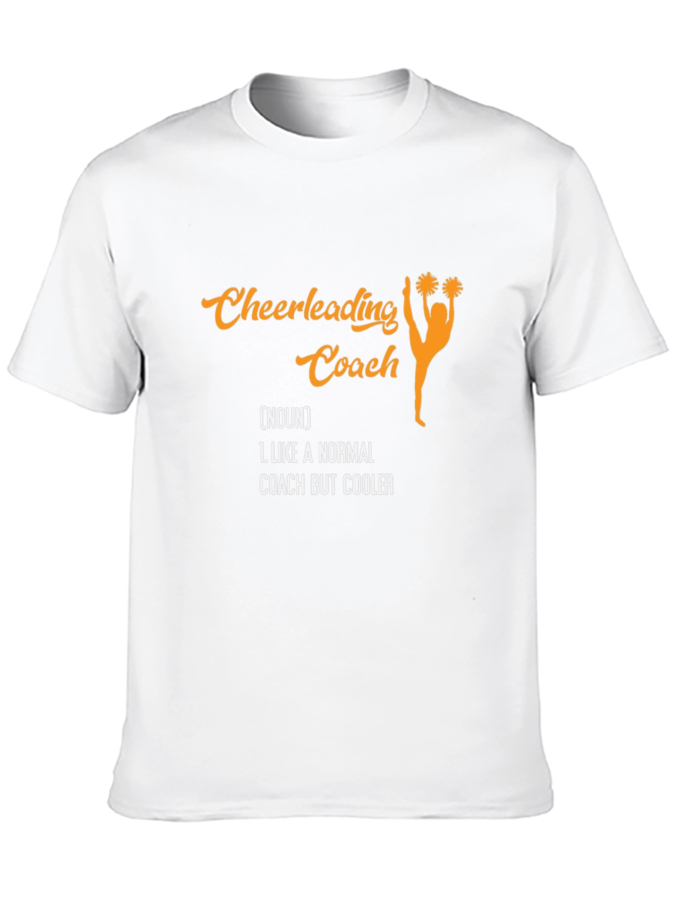 Black Cheerleading Coach T-Shirt - Novelty Gift for Cheer Coaches view 10
